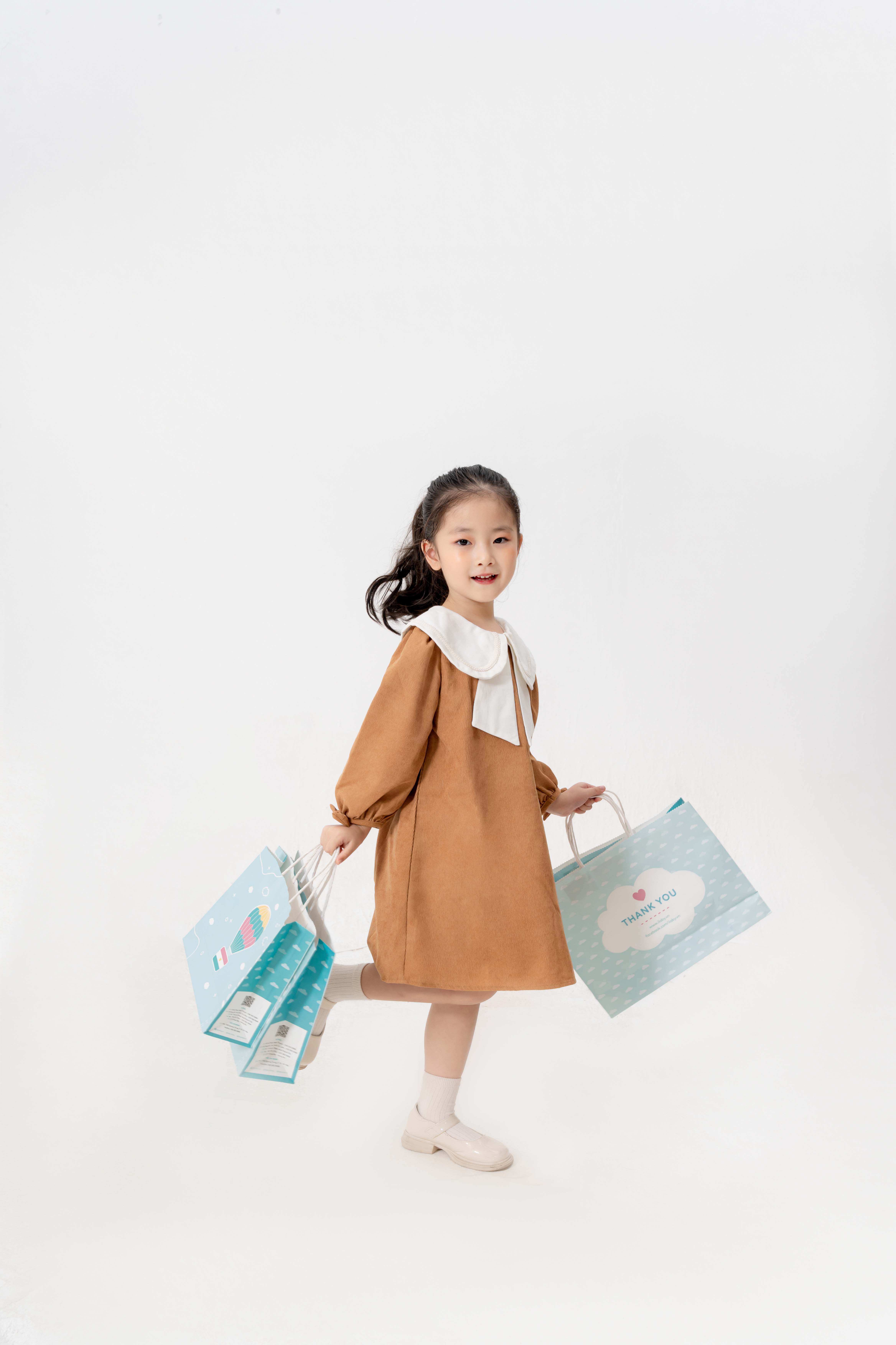 Váy nhung phối lá cổ nơ_thumbnail_5