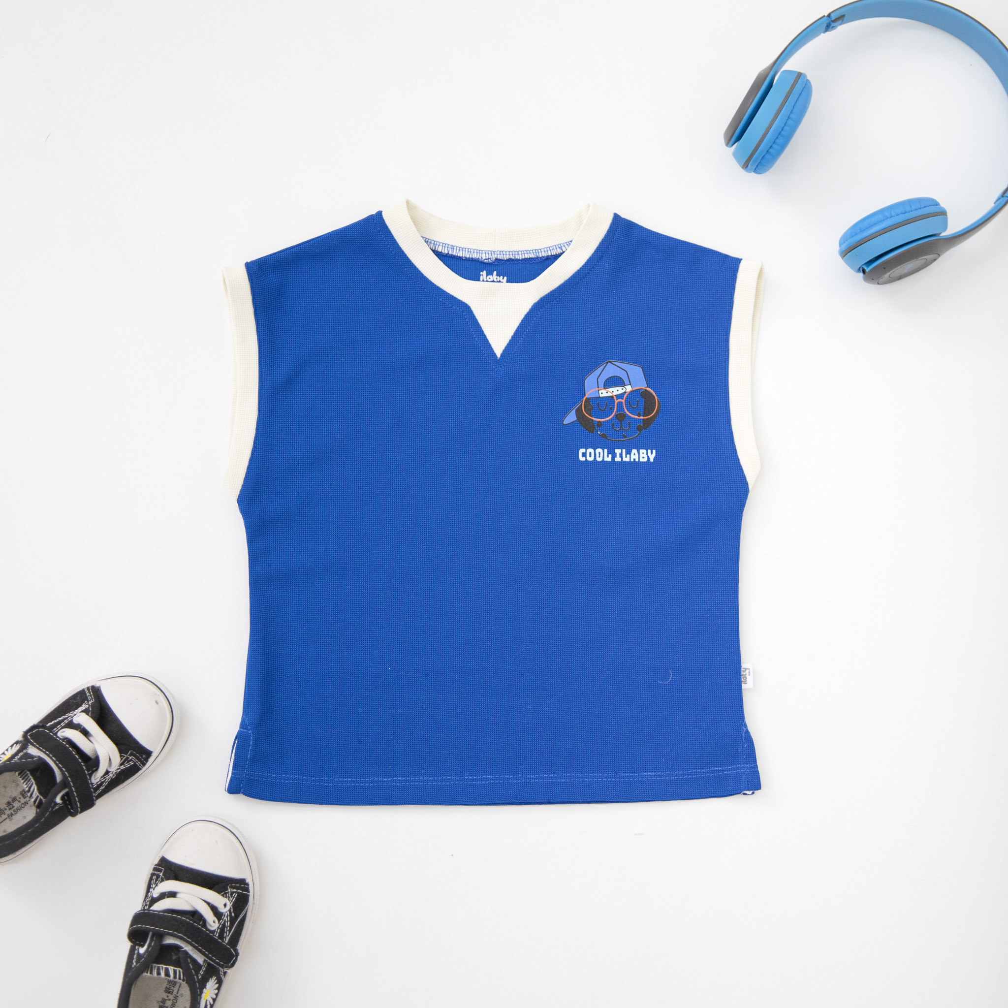 Áo thun tổ ong sát nách phối màu_thumbnail_7