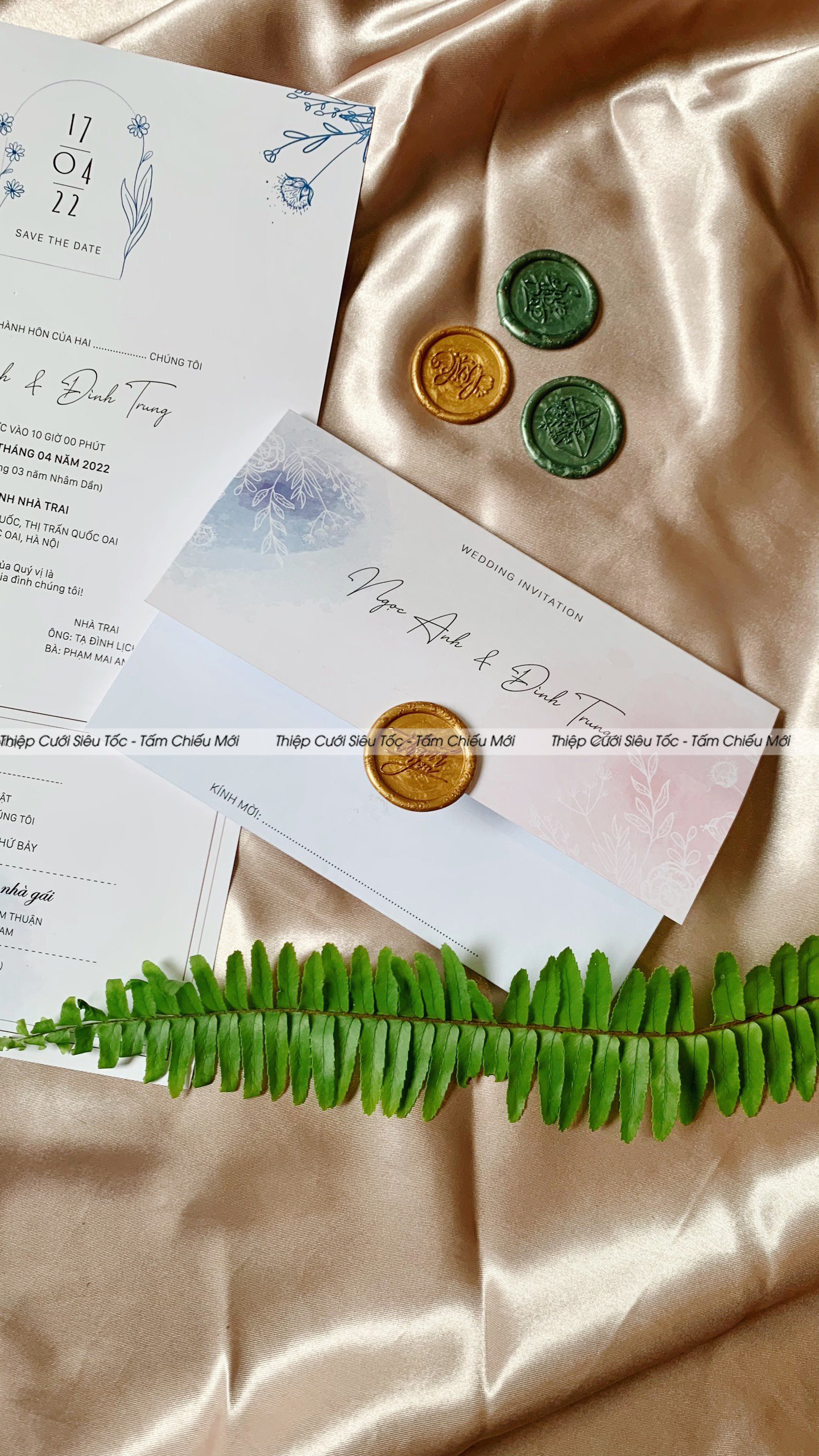 Thiệp gập Creamy VHCCG027