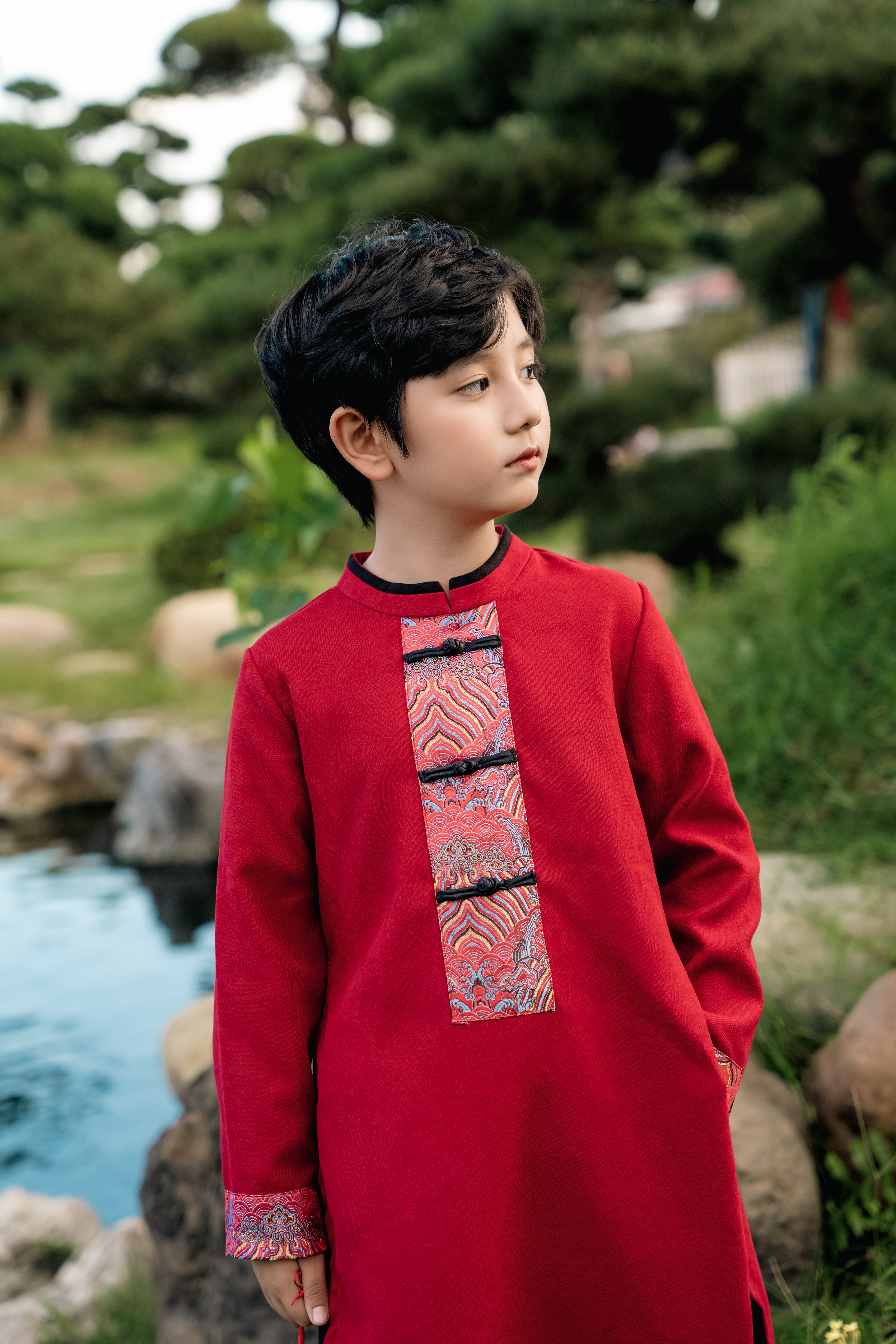 Áo dài nhung phối gấm_thumbnail_1