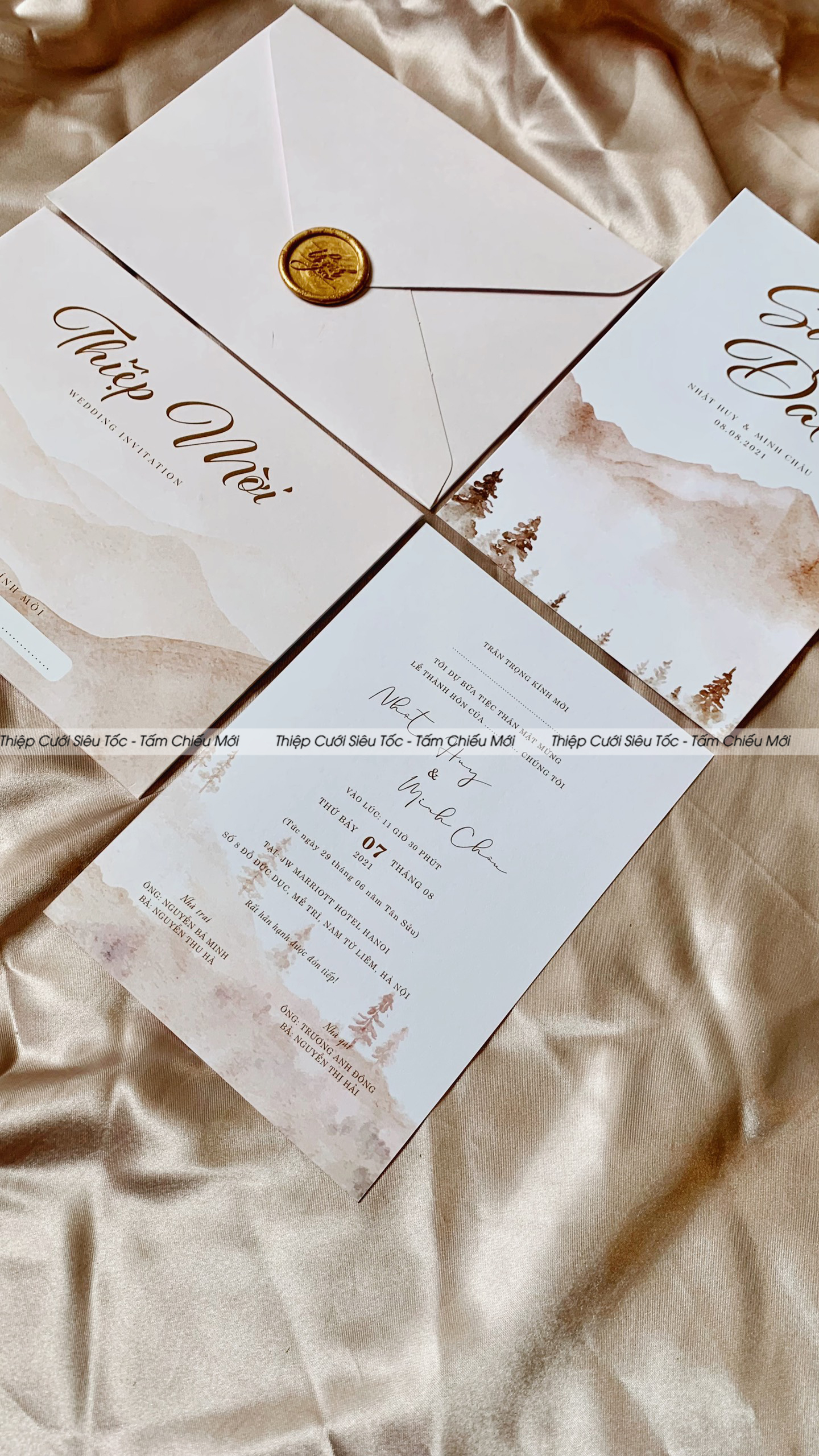 Thiệp phong bì Creamy VHCCB013