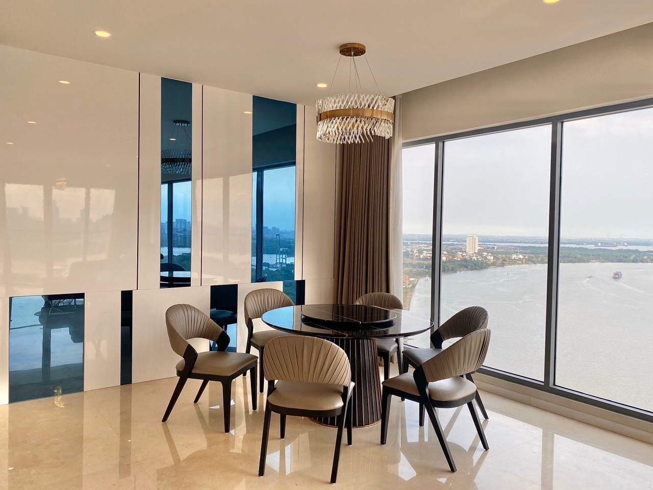 View trực diện - nhấn mạnh là trực diện sông 3 phòng ngủ - Maldives - giá 25 tỷ - DT 164m2