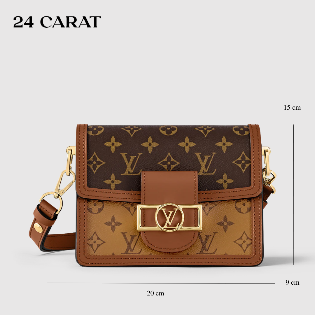 Túi xách, túi đeo chéo LV Mini Dauphine Like Auth