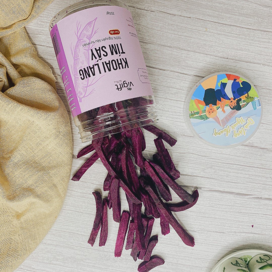 KHOAI LANG TÍM SẤY GIÒN 200G - VIGIFT