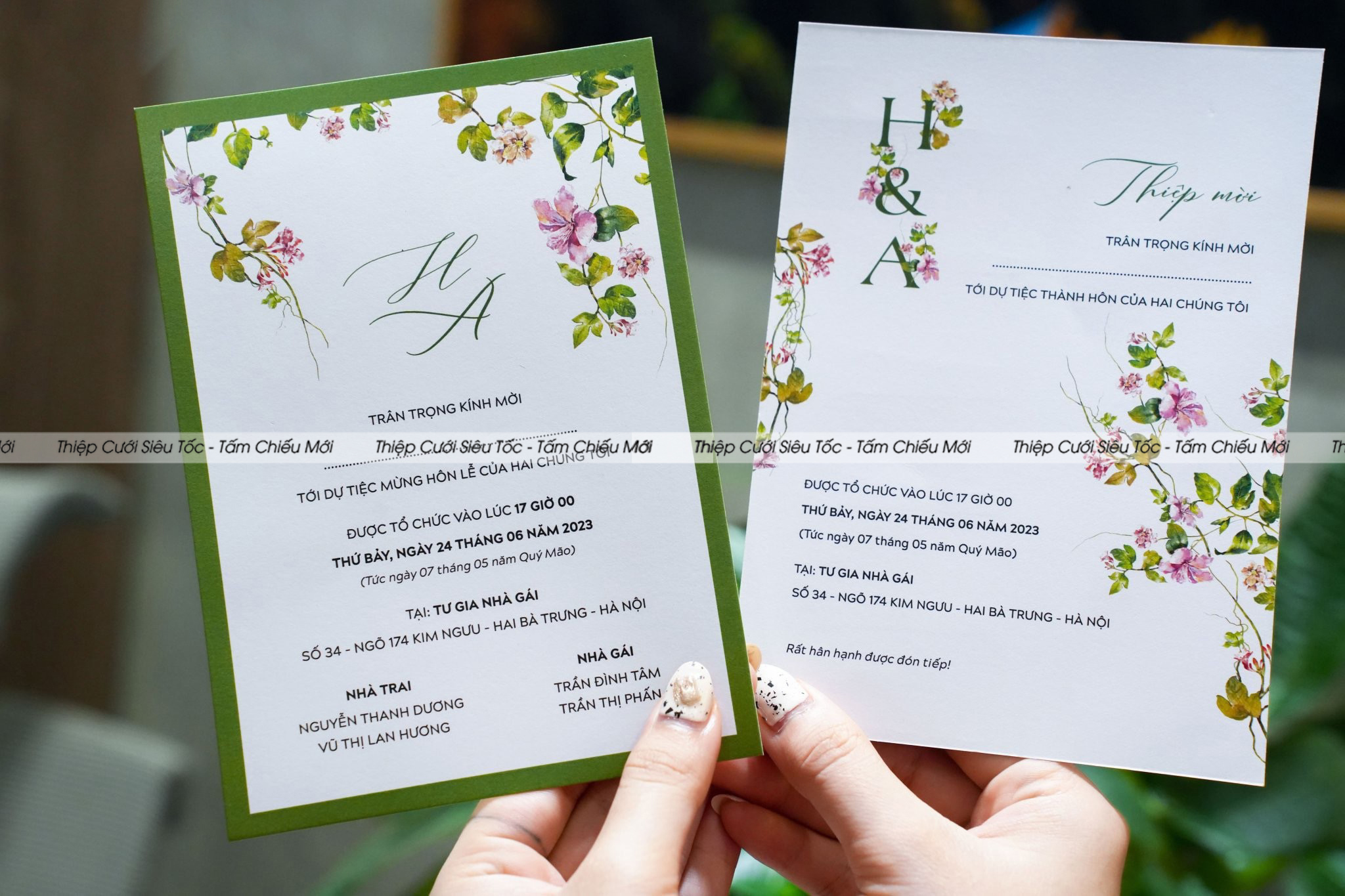 Thiệp phong bì Creamy VHCCB073