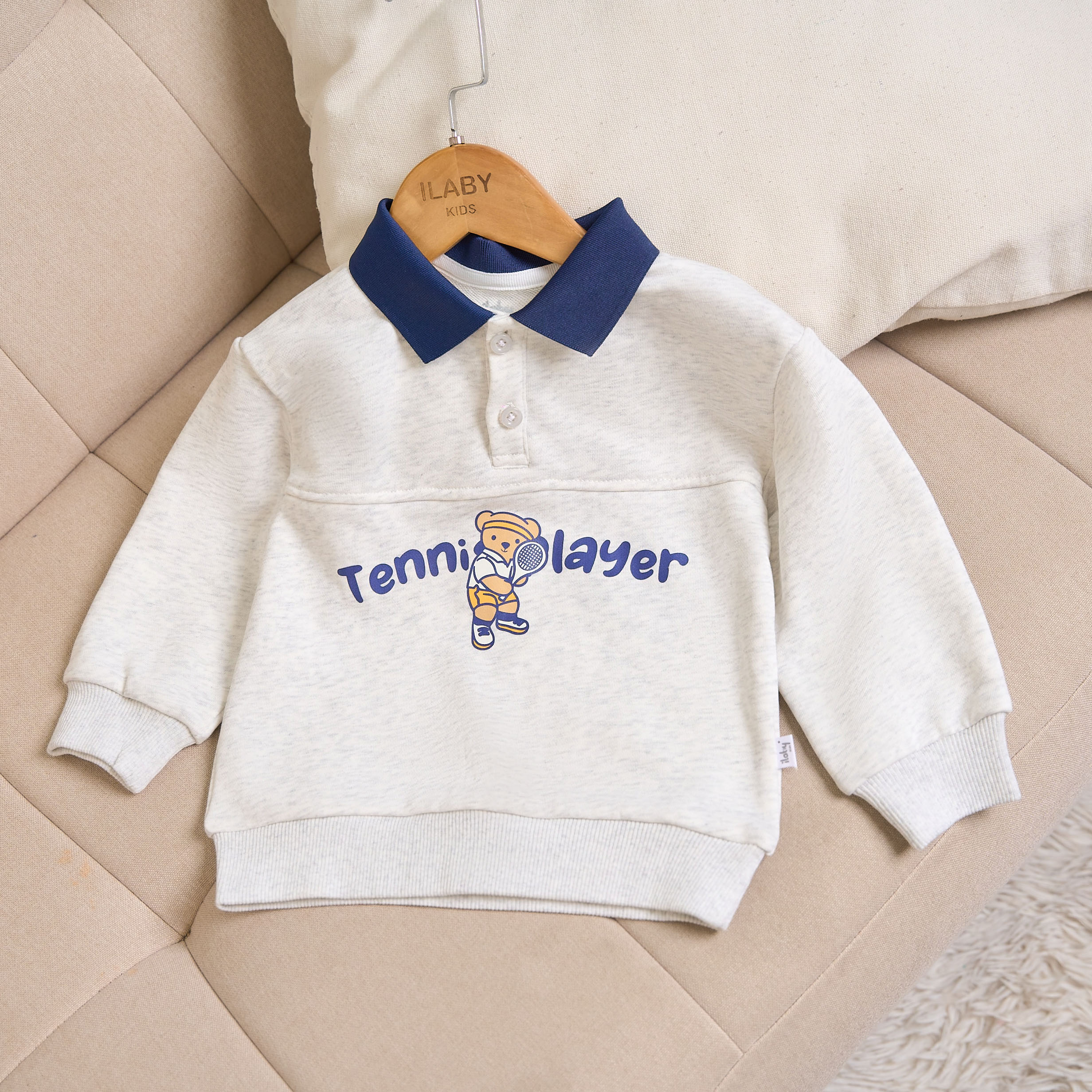 Áo nỉ phối cổ  polo phối màu_thumbnail_0