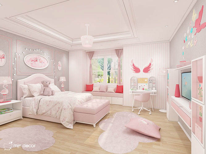 Top những thiết kế phòng ngủ cho bé gái tuyệt đẹp