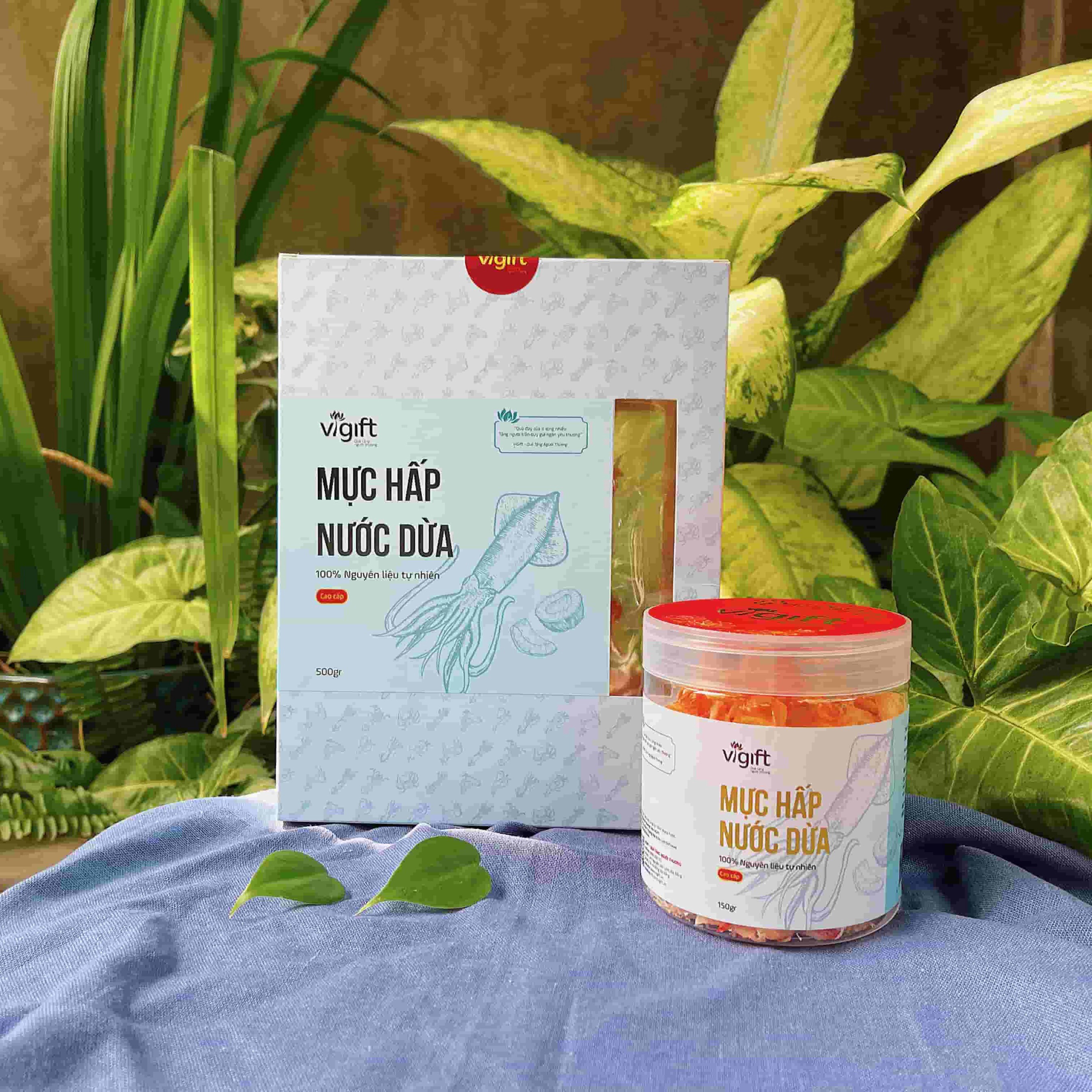 SẢN PHẨM MỰC HẤP NƯỚC DỪA - VIGIFT