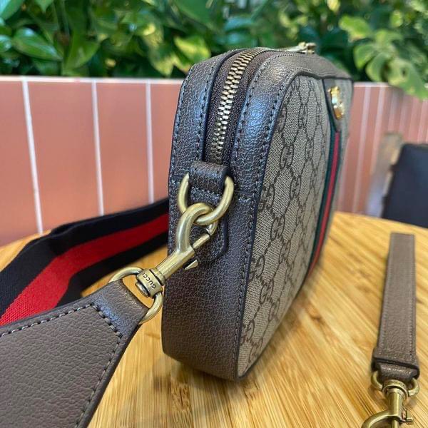Túi đeo chéo Gucci Ophidia GG Shoulder Bag Brown leather_thumbnail_2