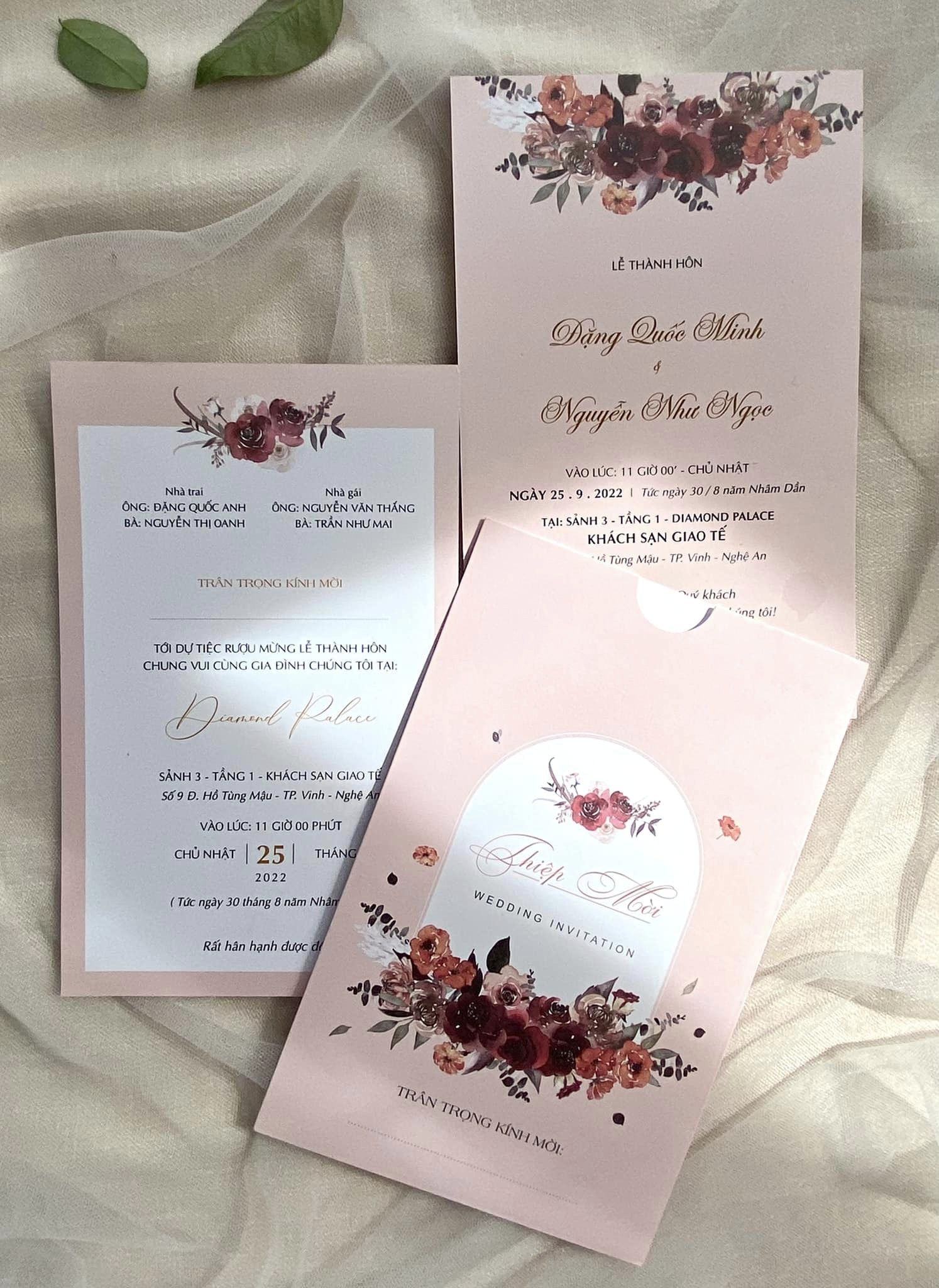 Thiệp phong bì rút classic TPF-14