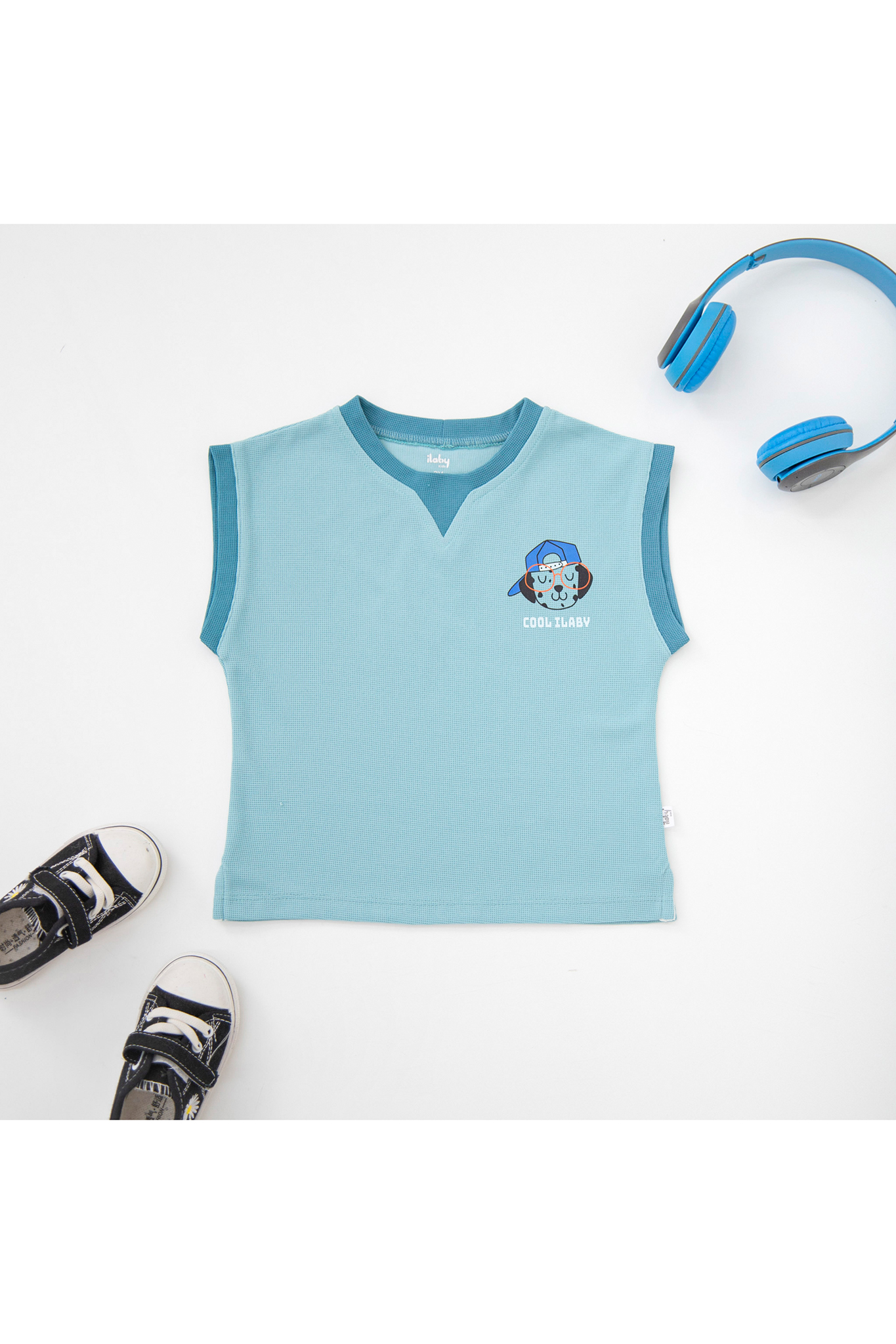 Áo thun tổ ong sát nách phối màu_thumbnail_3