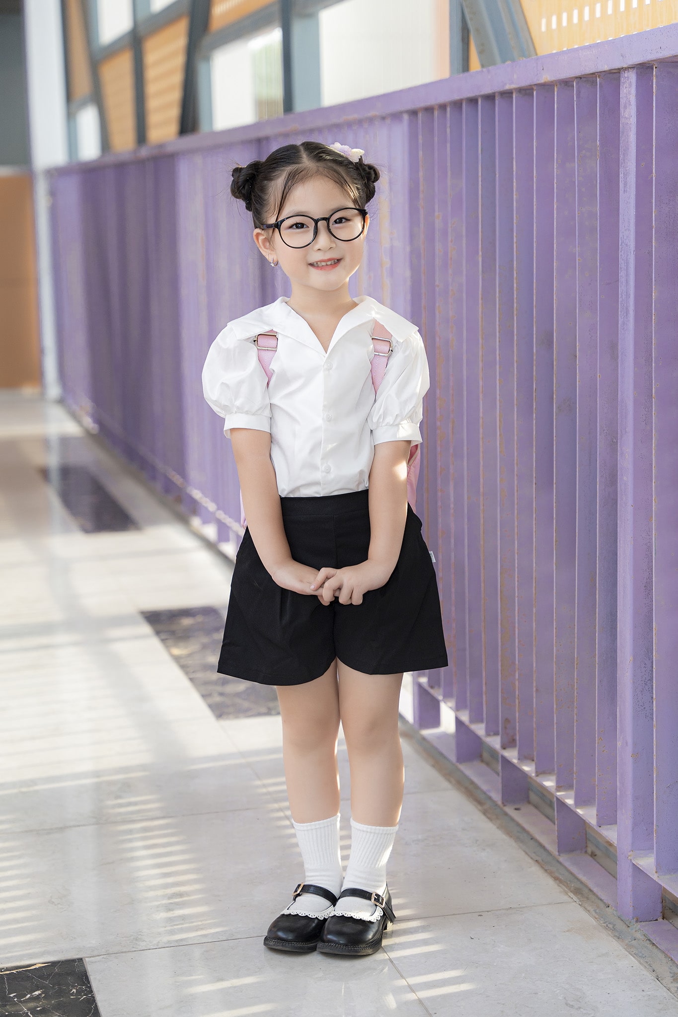 Quần short xếp ly bé gái_thumbnail_1