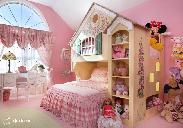 Top những thiết kế phòng ngủ cho bé gái tuyệt đẹp