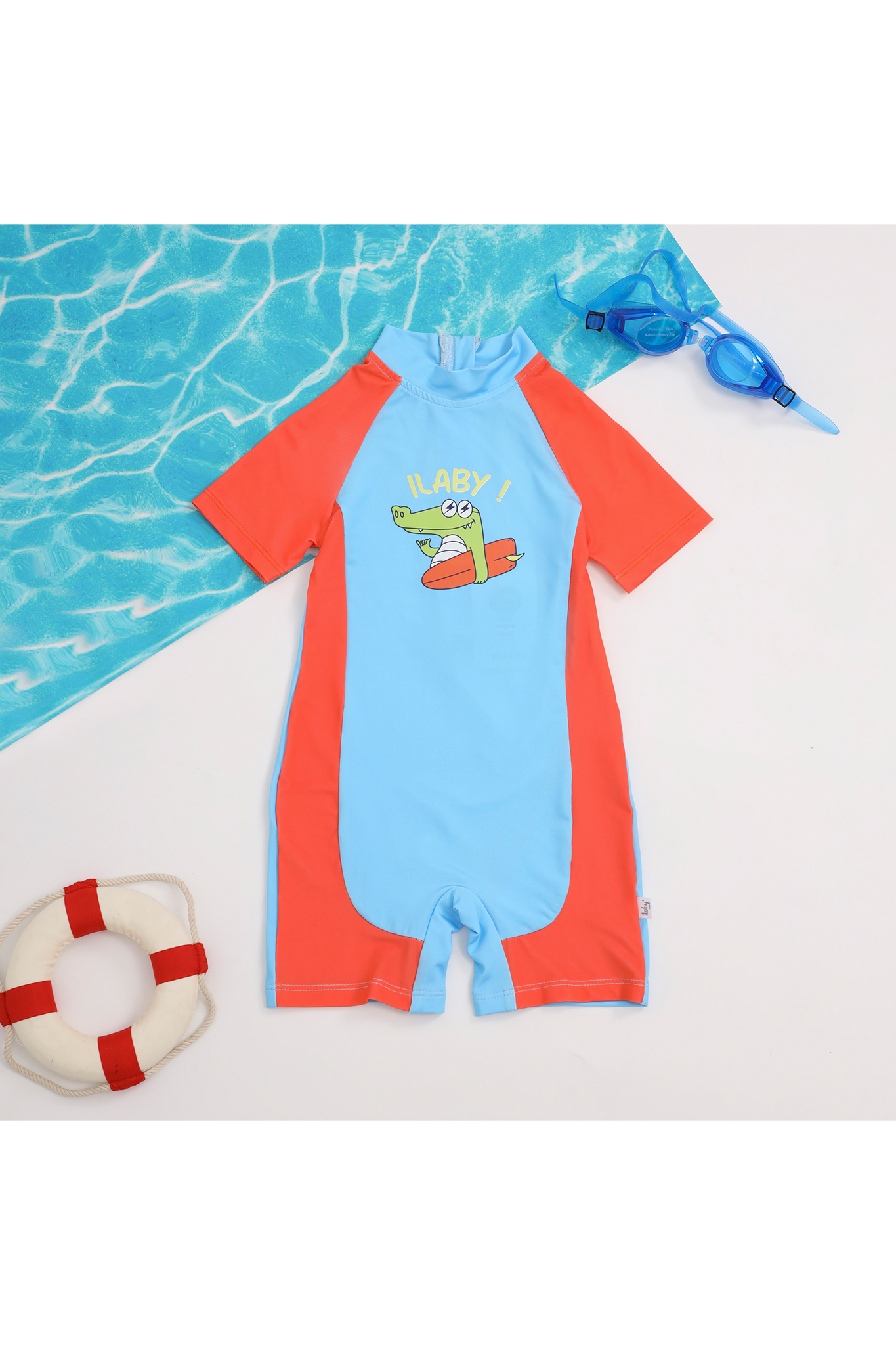 Bộ bơi cộc tay liền đùi phối màu in hình_thumbnail_3