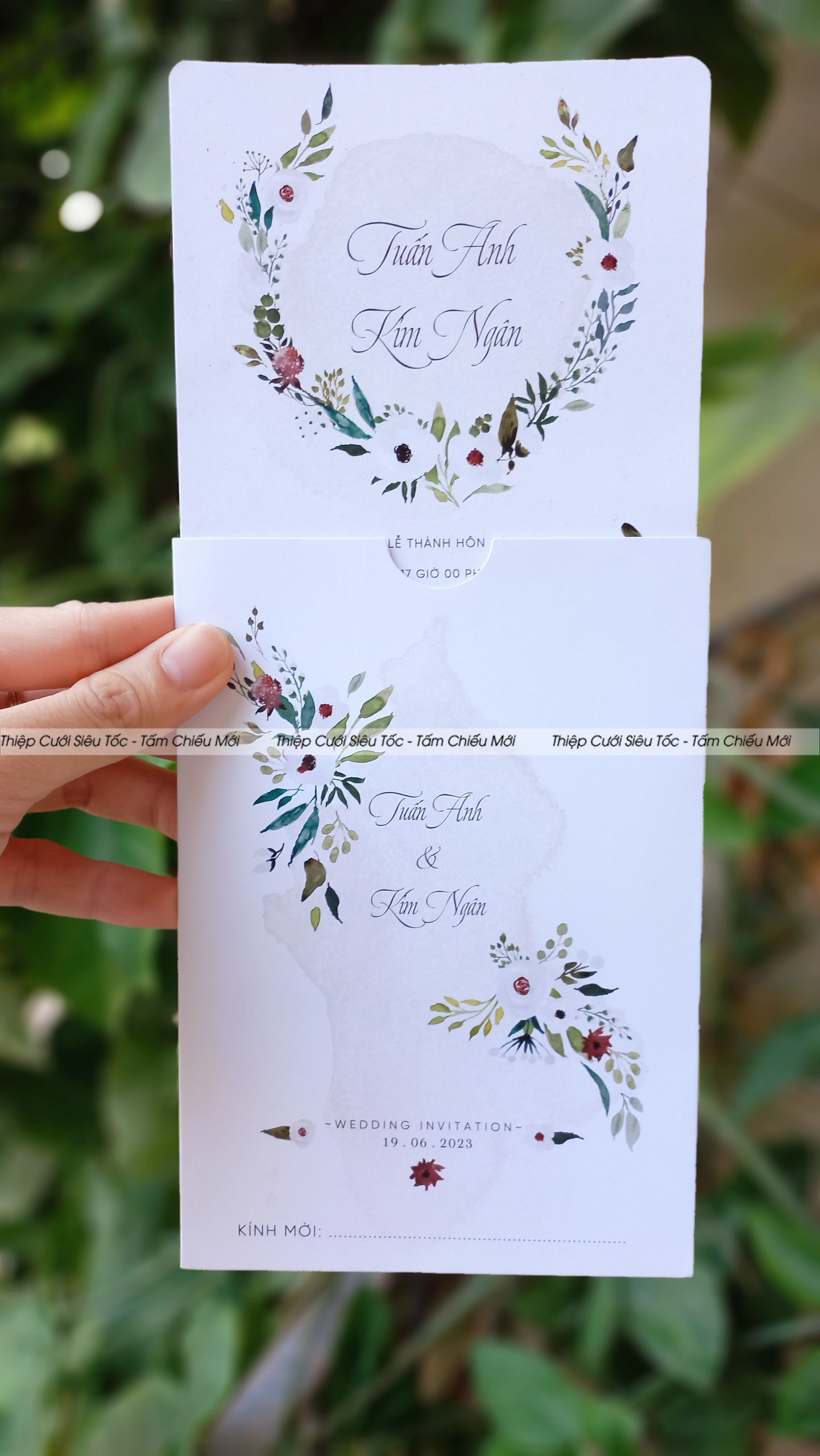 Thiệp phong bì Creamy VHCCB084