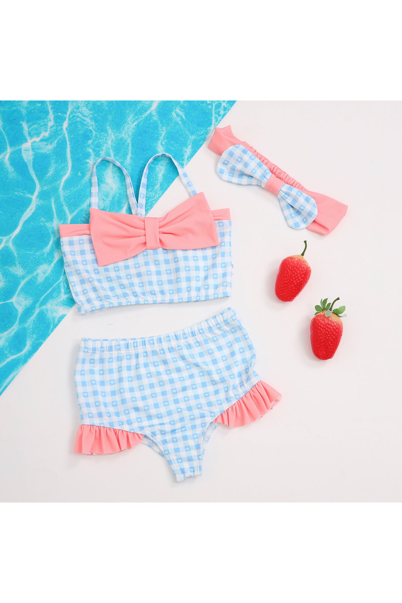 Set bơi rời bé gái kẻ trái tim phối nơ_thumbnail_5