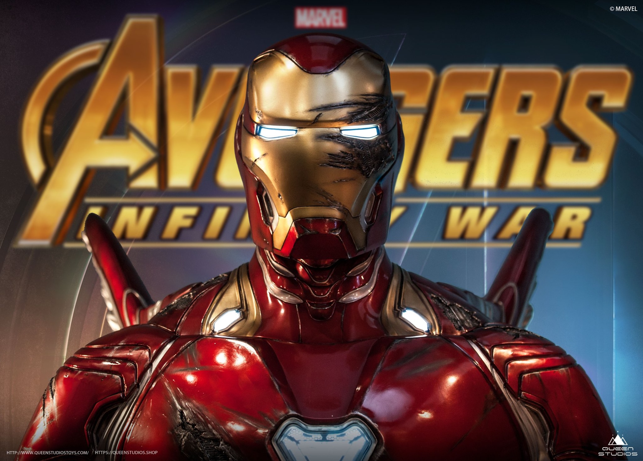 Mô hình nhân vật Marvel Iron man người sắt có đèn MK2 Mark II Avengers –  Cửa Hàng Mô Hình Autono1.vn