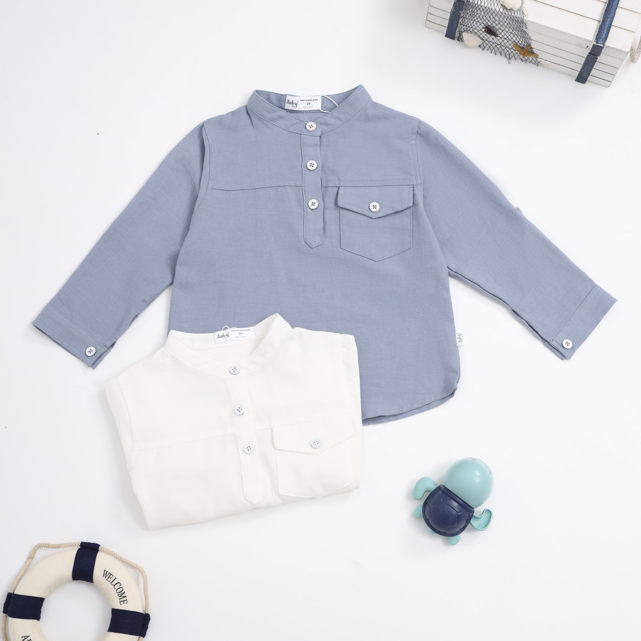 Áo bé trai áo cổ tàu dài tay_thumbnail_1