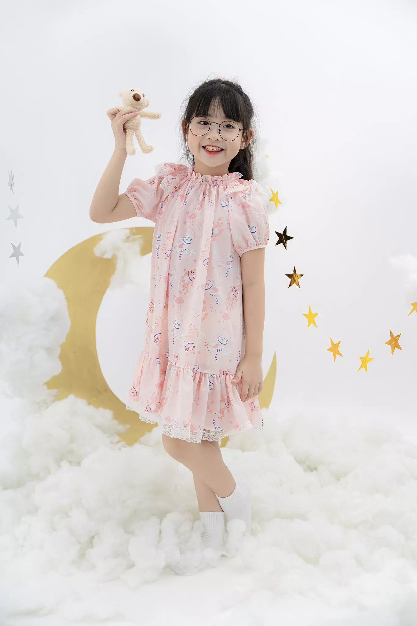 [ Outfit bồng bềnh ] Váy lụa cổ bèo phối ren _thumbnail_1