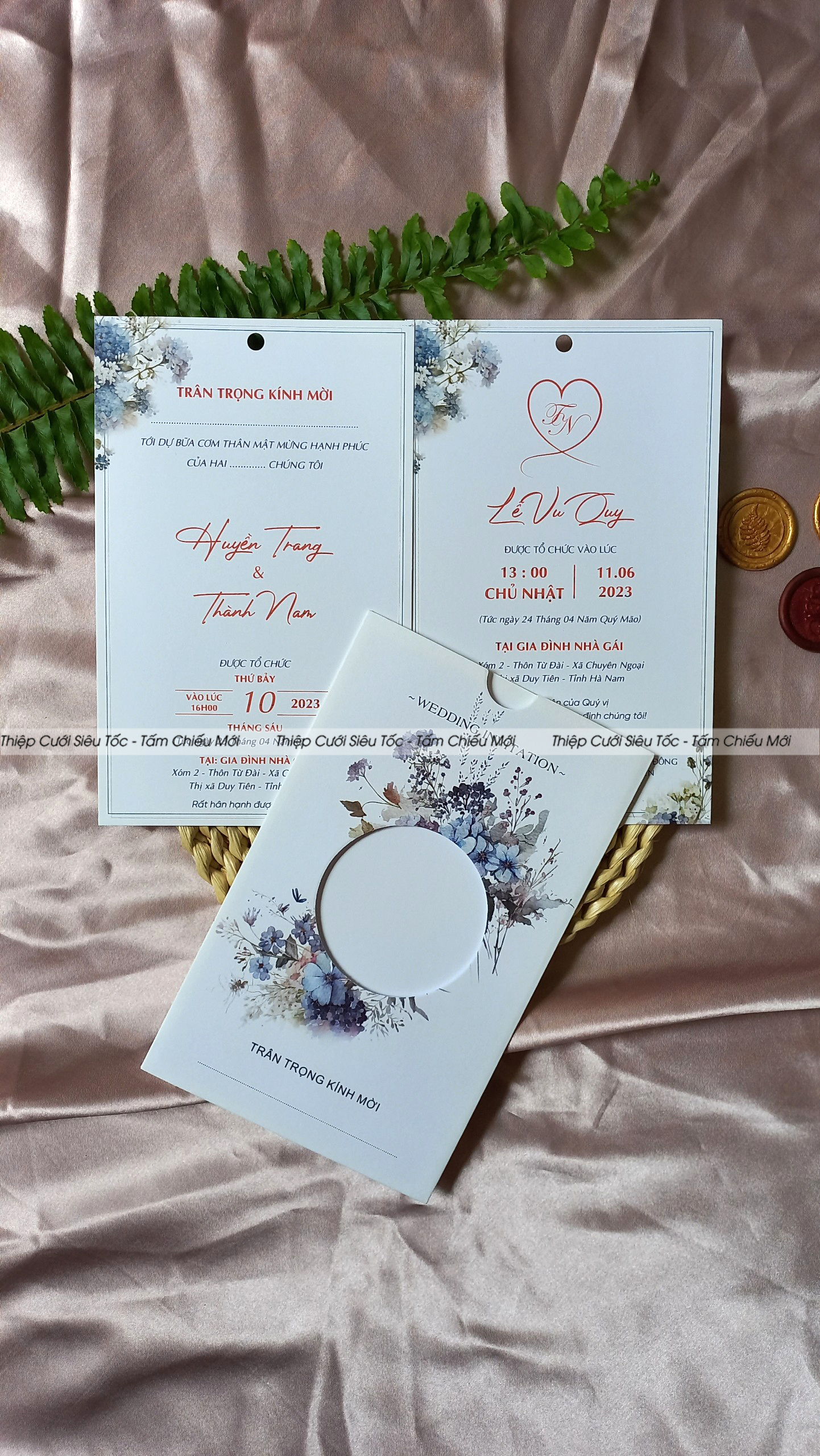 Thiệp phong bì rút DT301