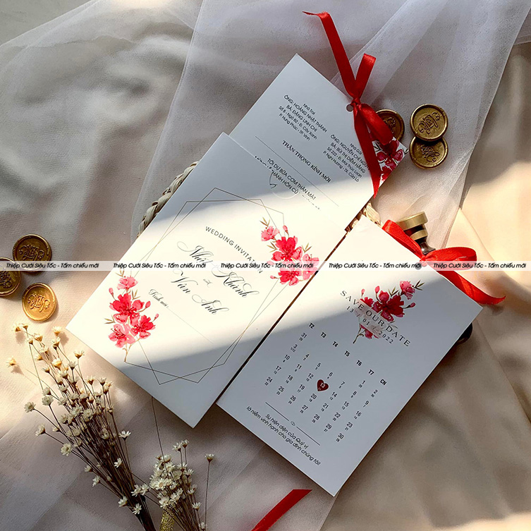 Thiệp phong bì rút Creamy TCM006