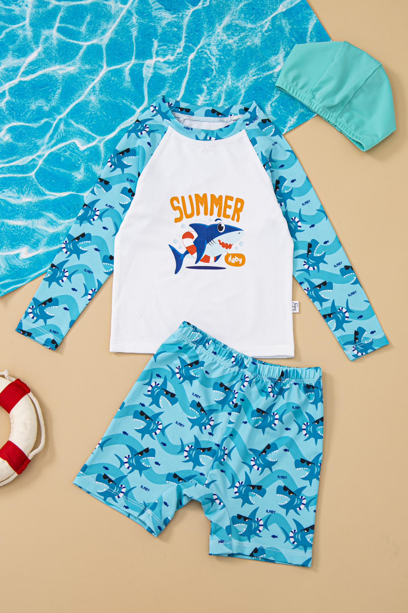 Set rời bé trai in cá mập Ilaby