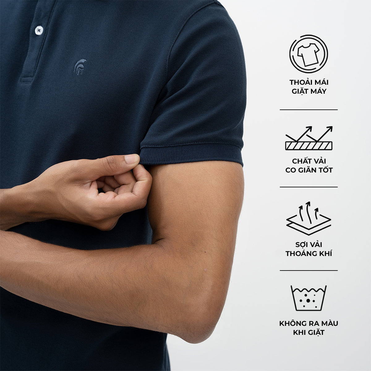 Áo Polo Nam Basicman với thông tin chi tiết