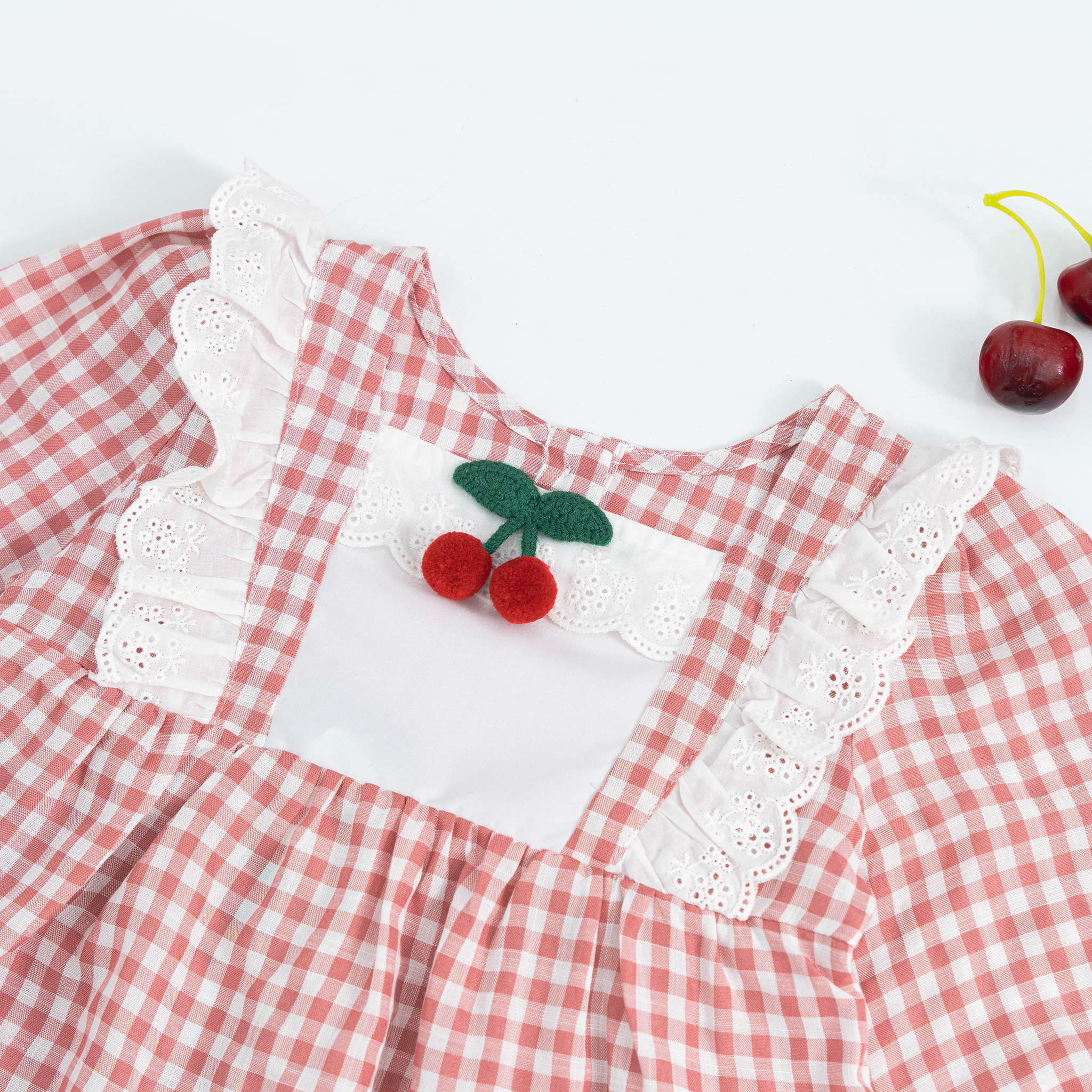 Bộ pyjama kẻ phối ren trắng_thumbnail_2