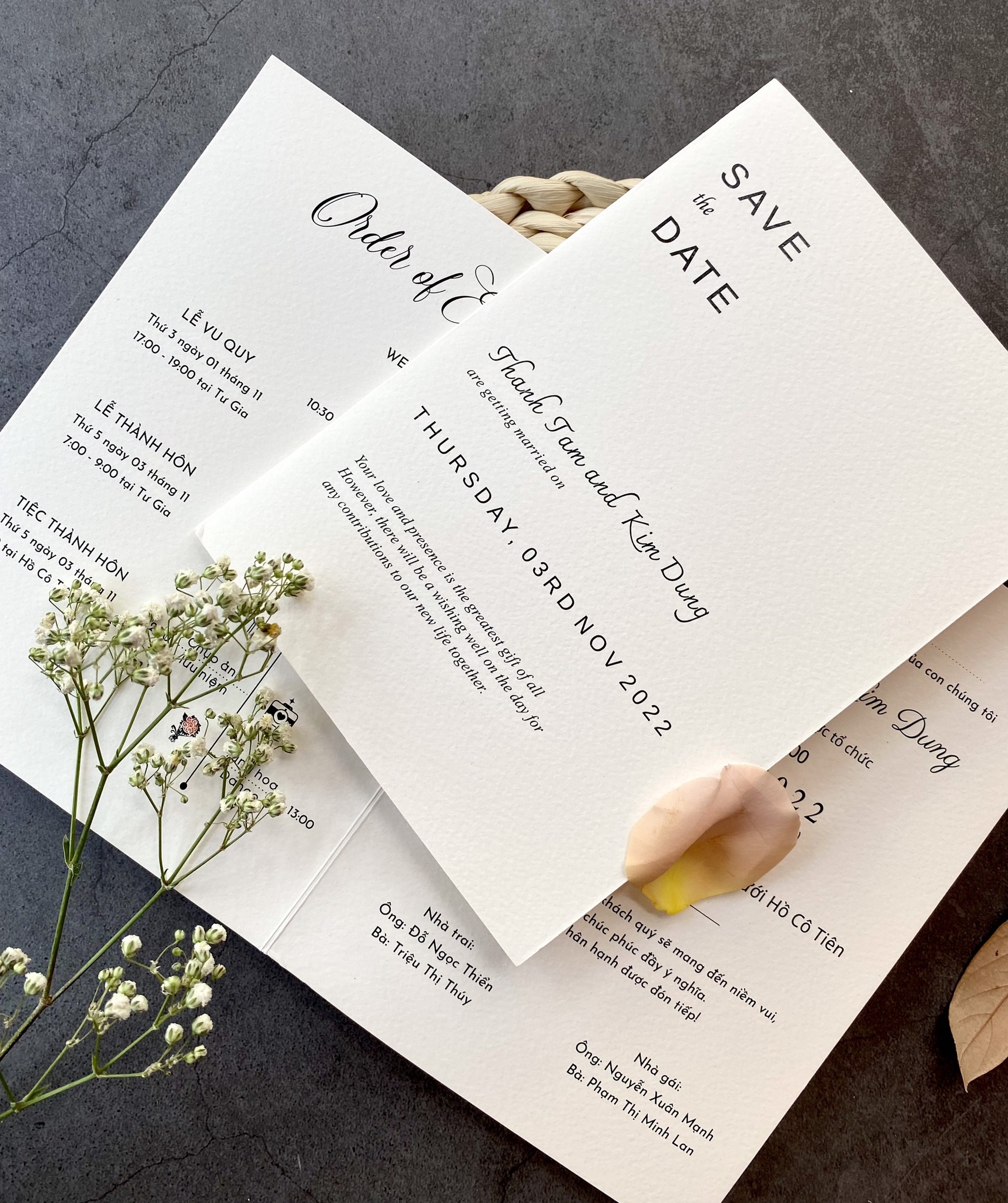 Thiệp gập Creamy TCM033