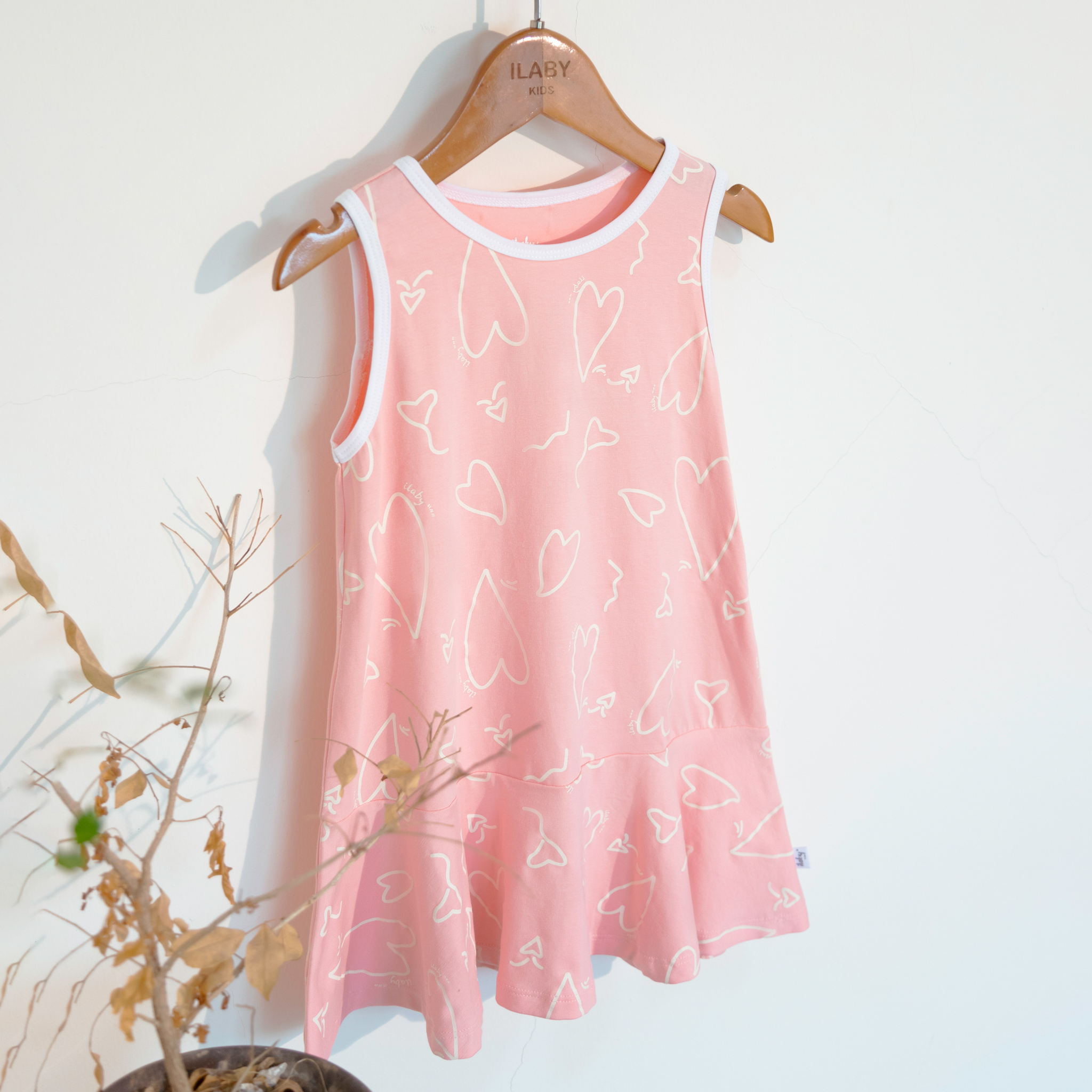 Váy cotton sát nách phối viền_thumbnail_1