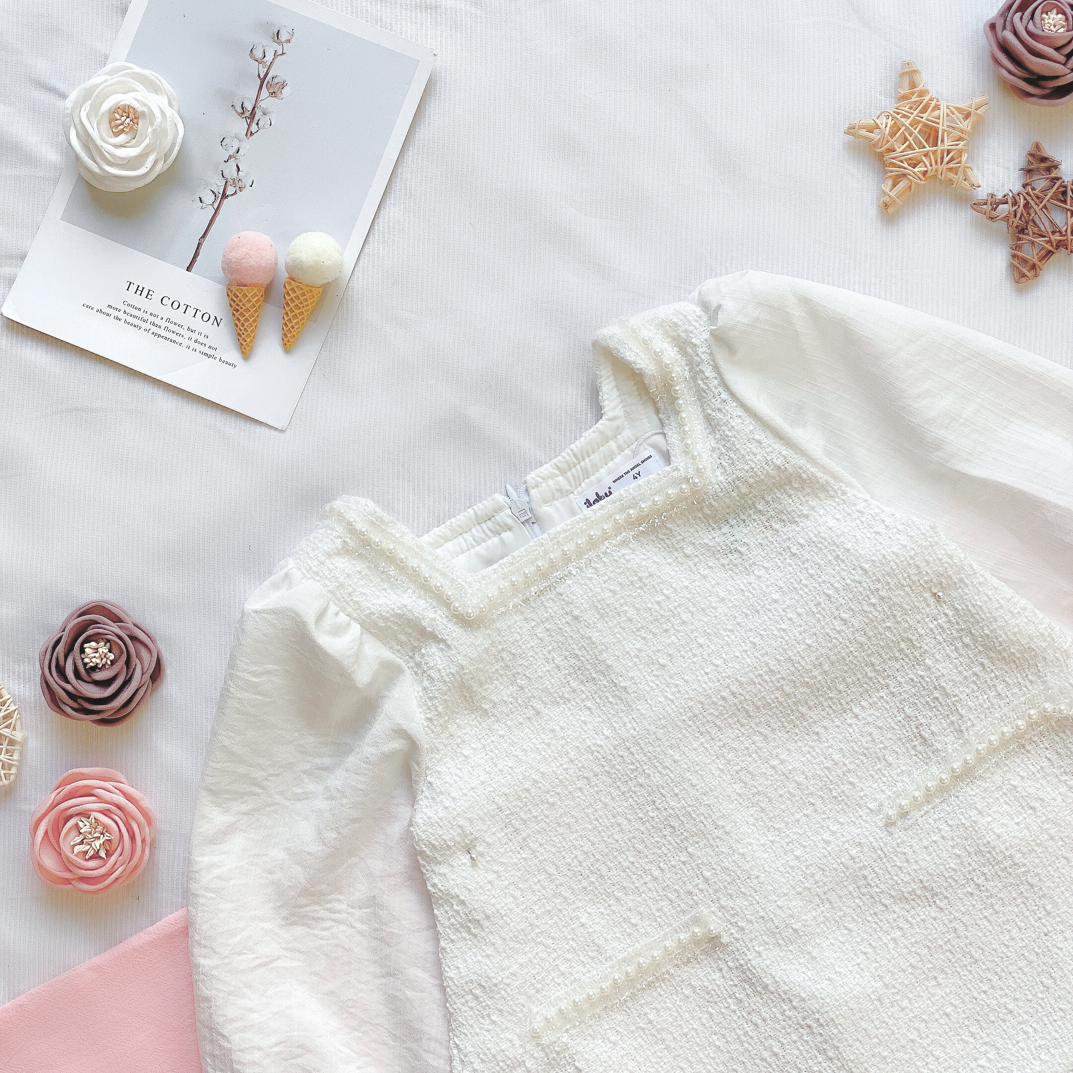 Váy đuôi cá dạ tweed phối ngọc_thumbnail_5