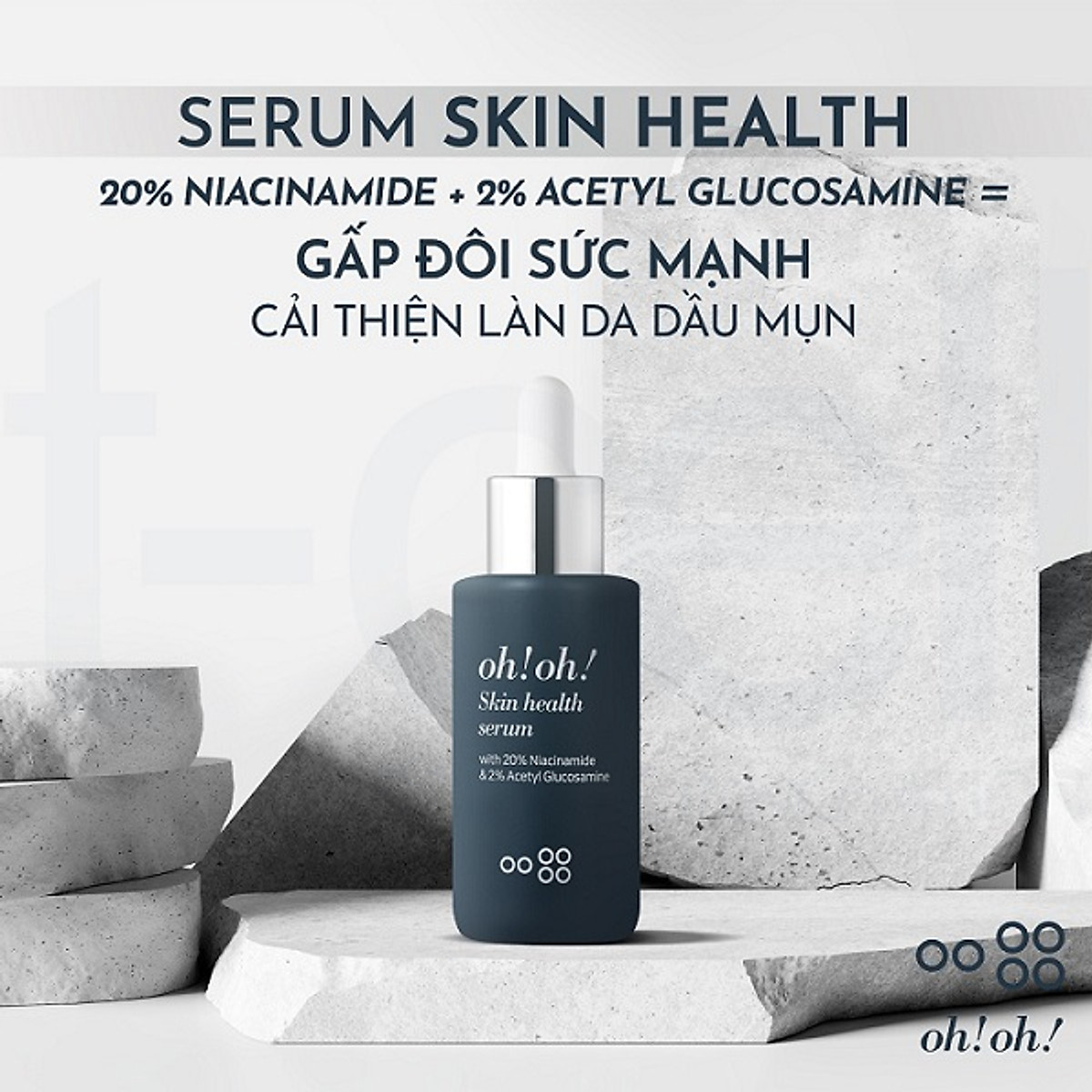Tinh Chất Dưỡng Sáng Da 20% Niacinamide &amp; 2% Acetyl Glucosamine 30ml