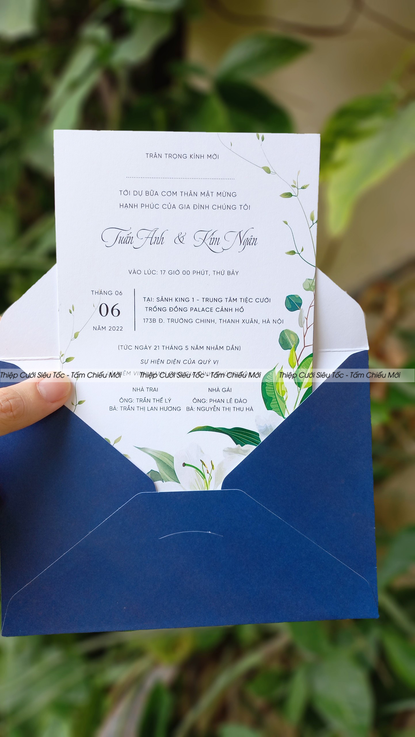 Thiệp phong bì Creamy VHCCB075