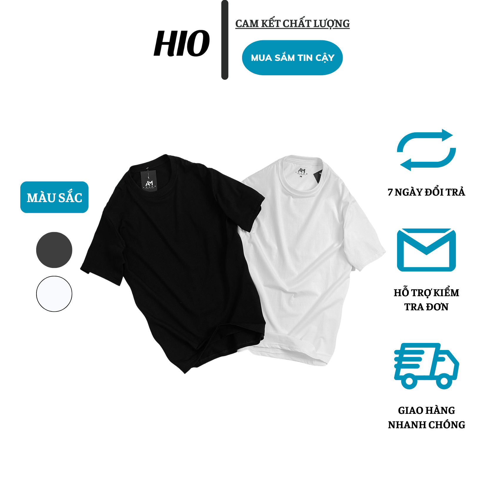 Áo phông nam AMANO , vải Cotton co giãn, form regular trẻ trung,năng động - AP010