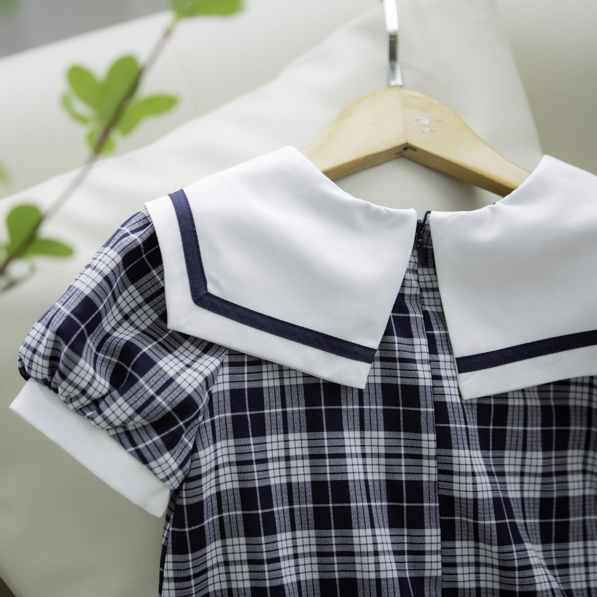 Váy kẻ cổ thuỷ thủ phối nơ_thumbnail_4