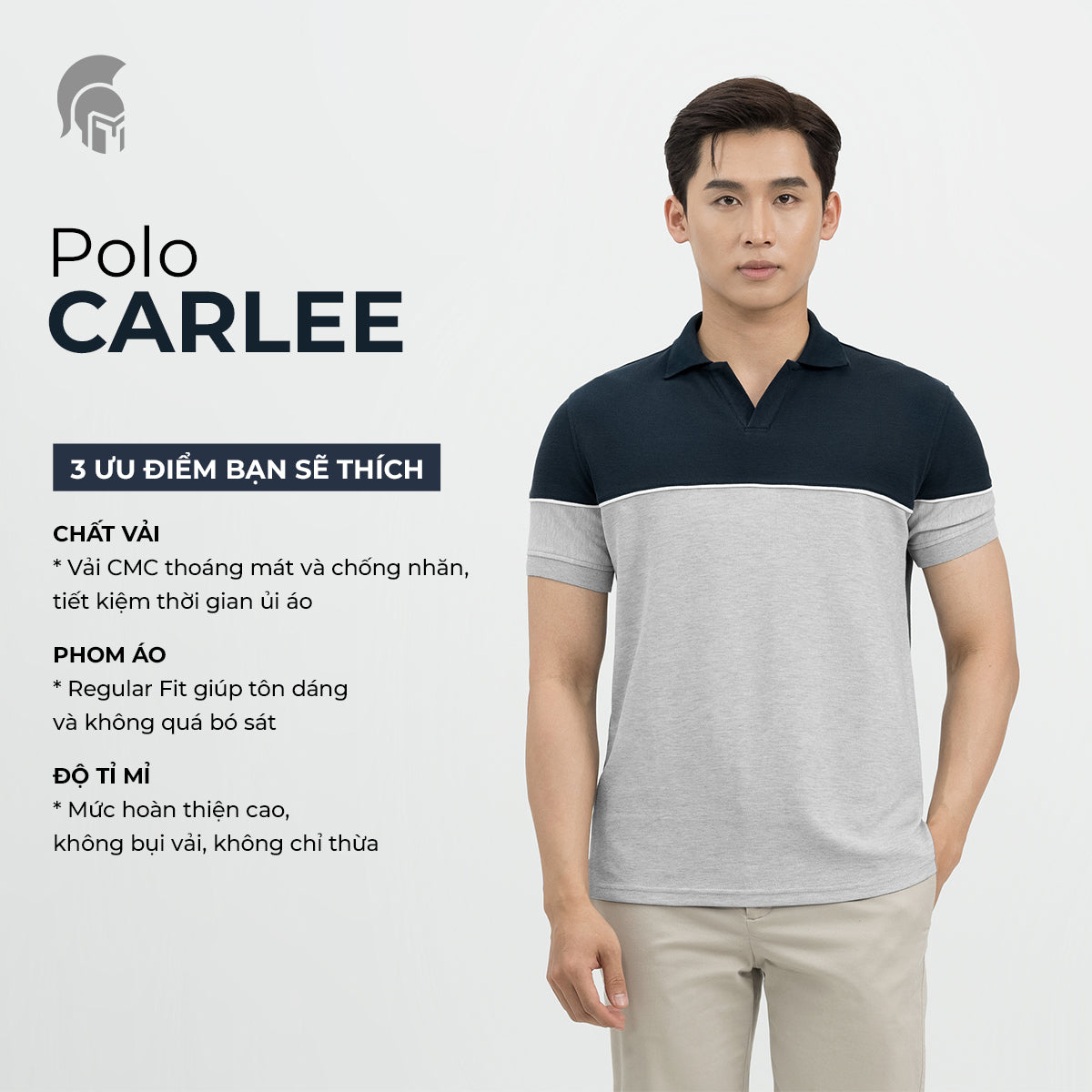 Áo Polo Nam Carlee với thông tin chi tiết
