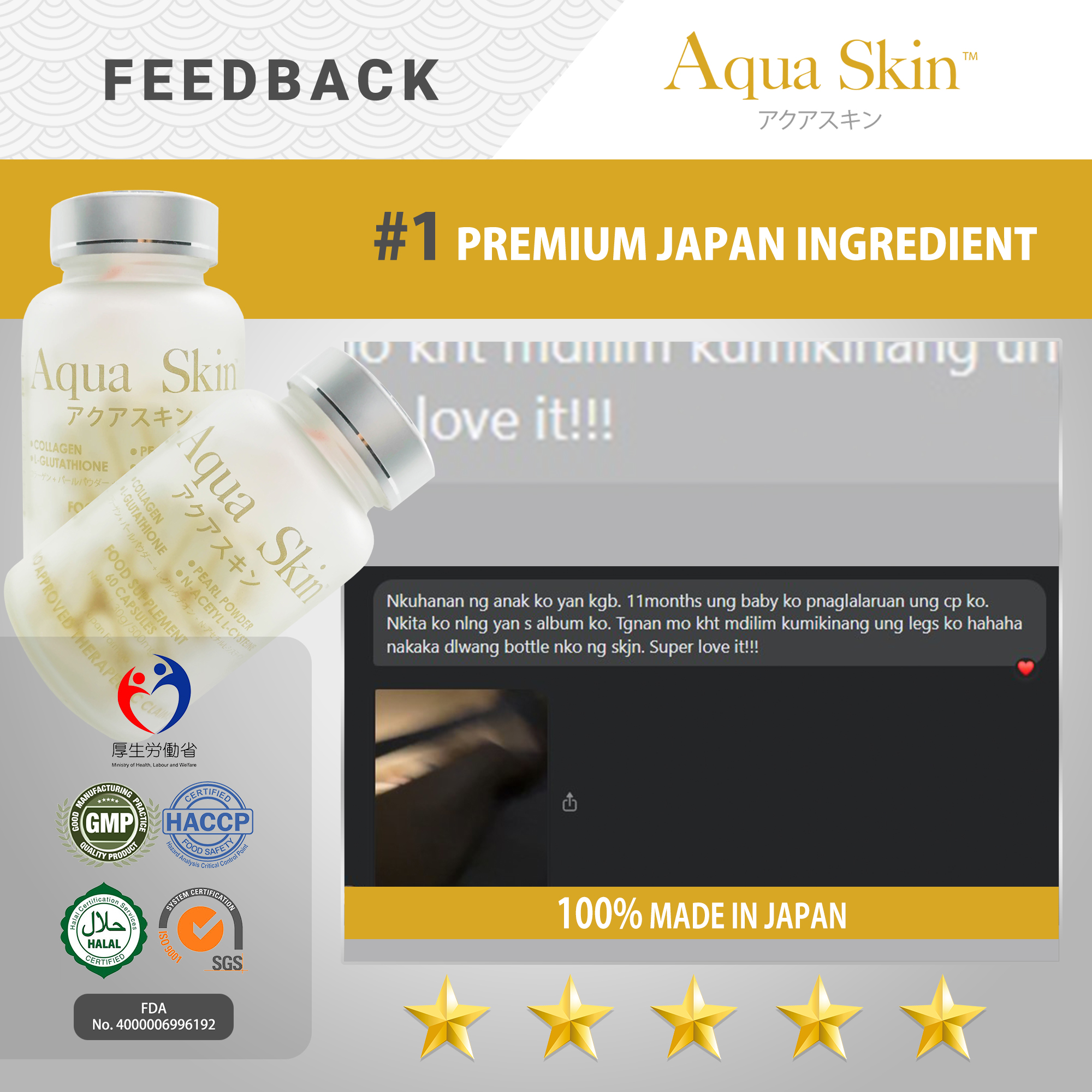 glutathione japan made Amazon.com: Aqua Skin Glutathione Made in Japan, 60 Capsules, 60.0 Count :  Health & Household main image 1