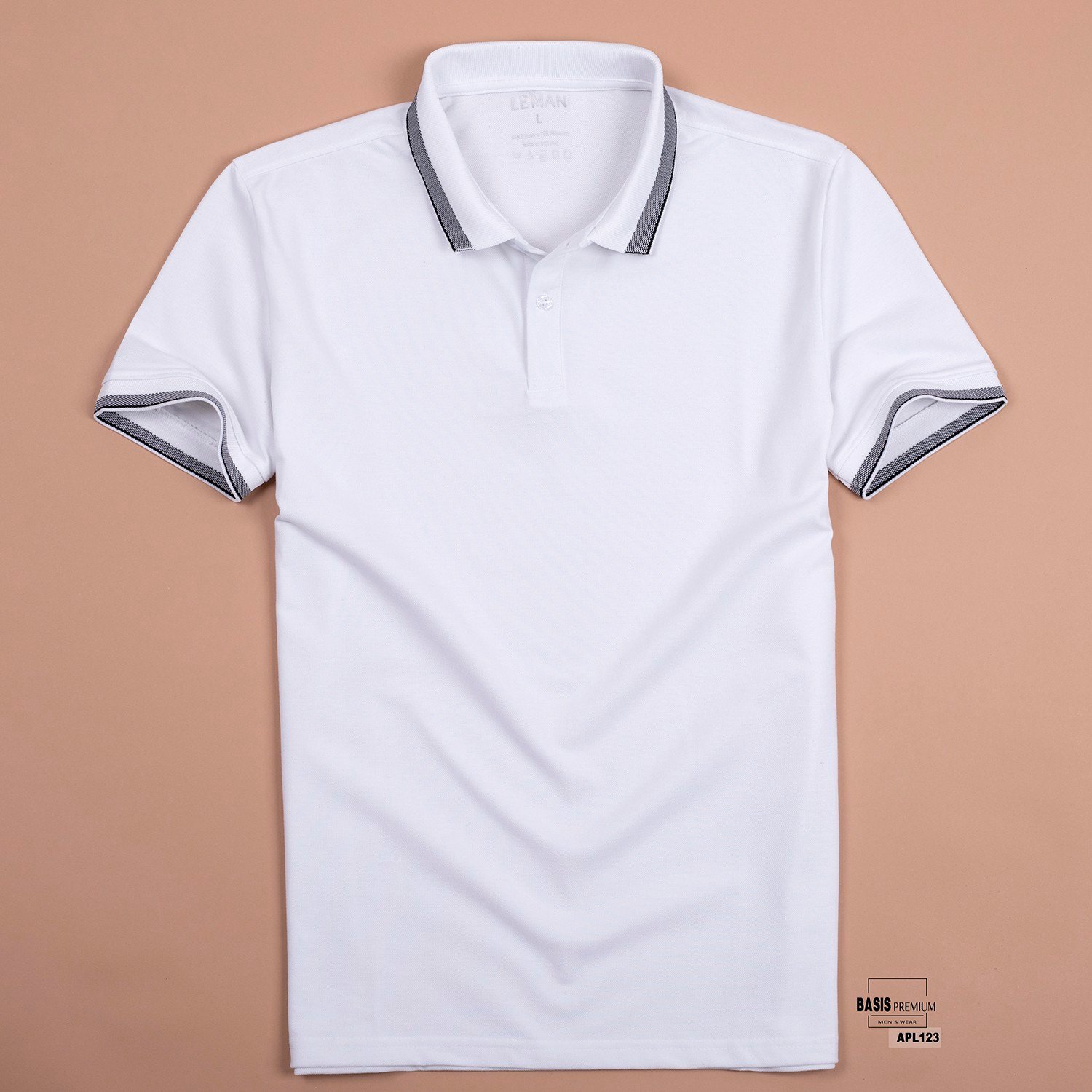 POLO TRẮNG PHỐI BO APL123