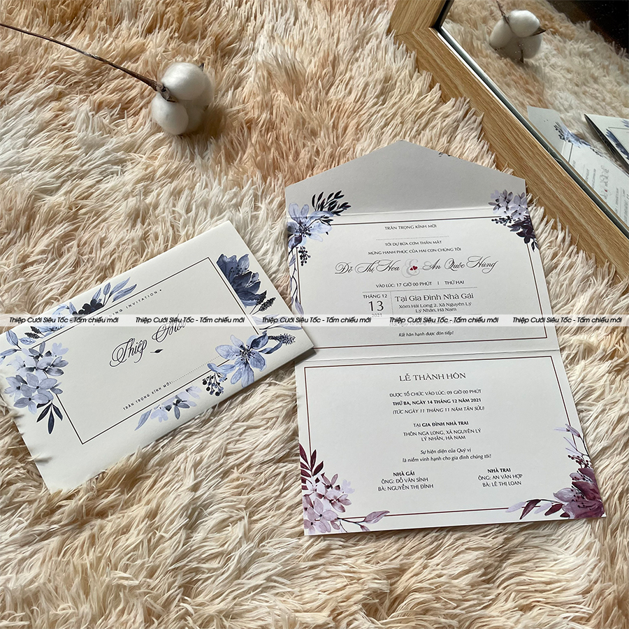 Thiệp gập classic - BB109