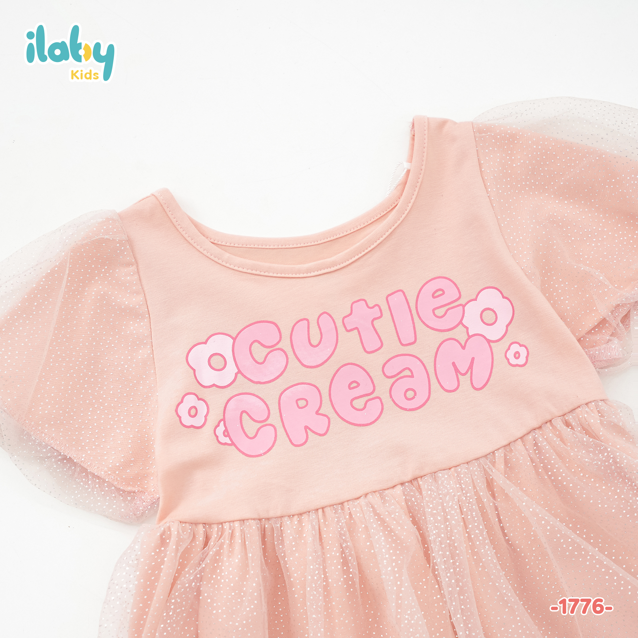 Váy cotton phối lưới nhũ_thumbnail_2