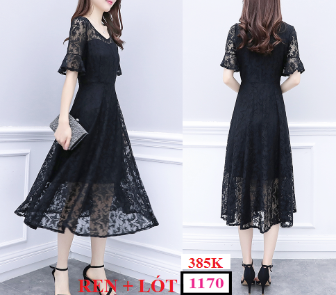 [1170] - Đầm ren tiểu thư Moon Hàn Quốc cực đẹp duyên dáng 