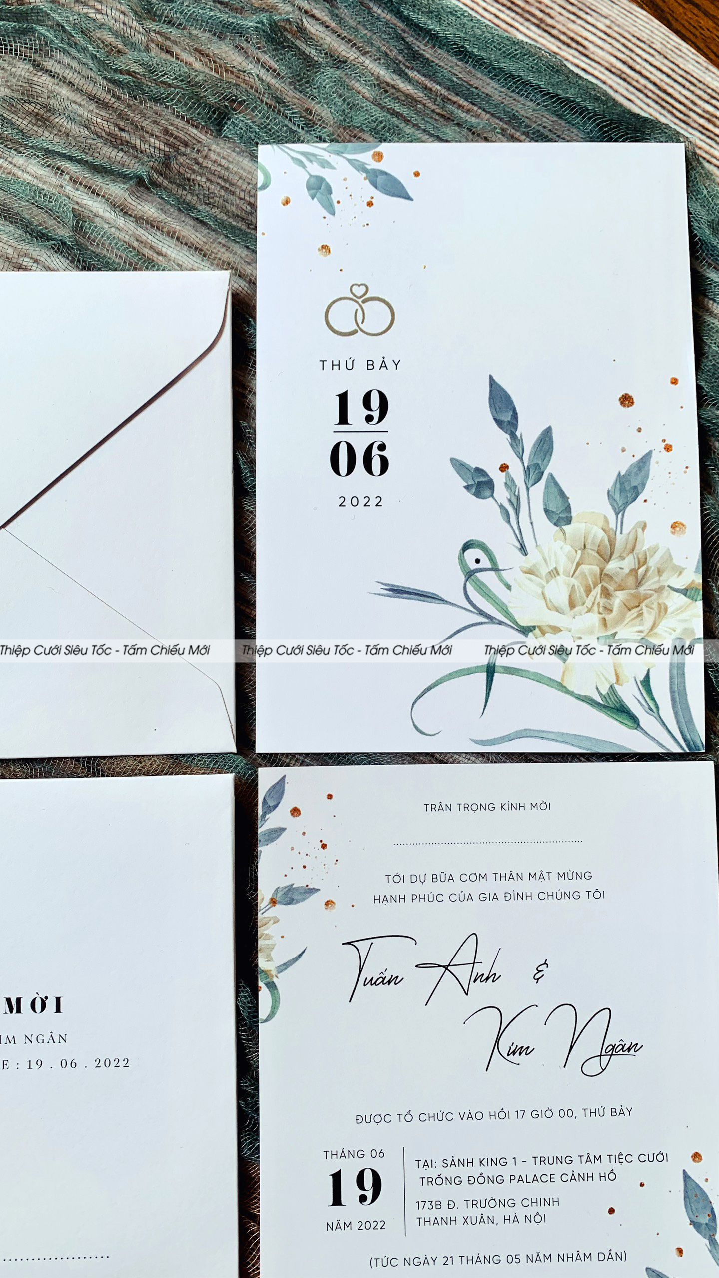 Thiệp phong bì Creamy VHCCB031