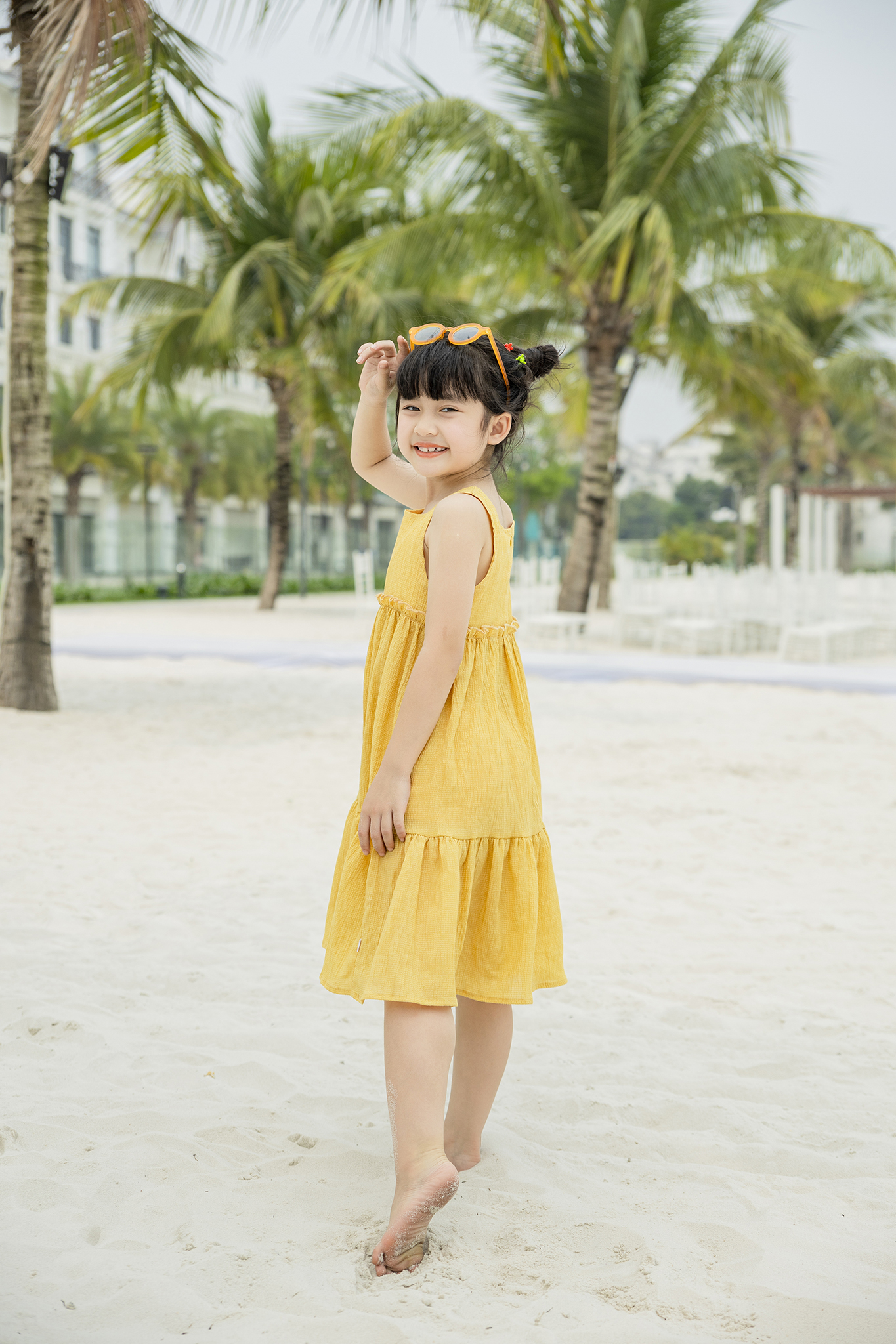 Váy đi biển cổ vuông nẹp giả_thumbnail_5