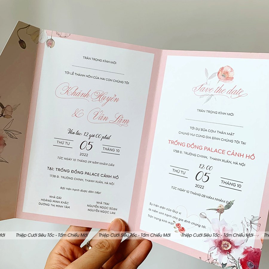 Thiệp gập classic - To18