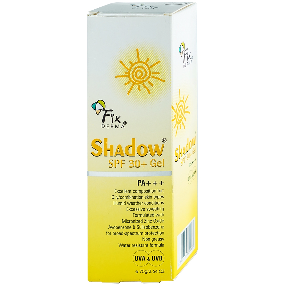 Kem chống nắng Shadow Gel SPF30+ 75g