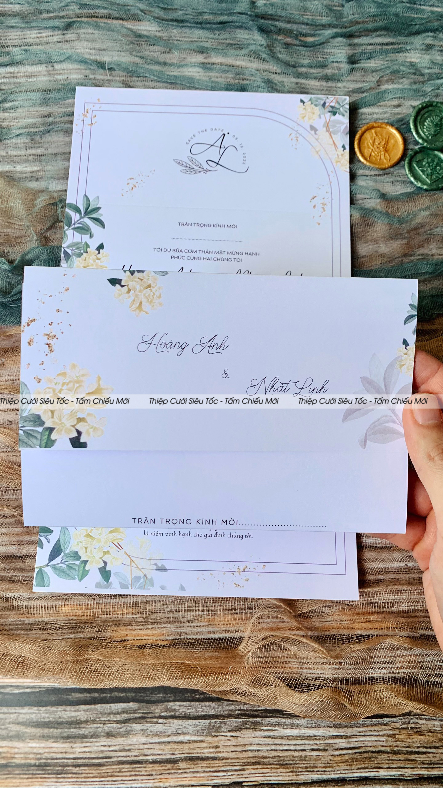 Thiệp gập Creamy VHCCG045