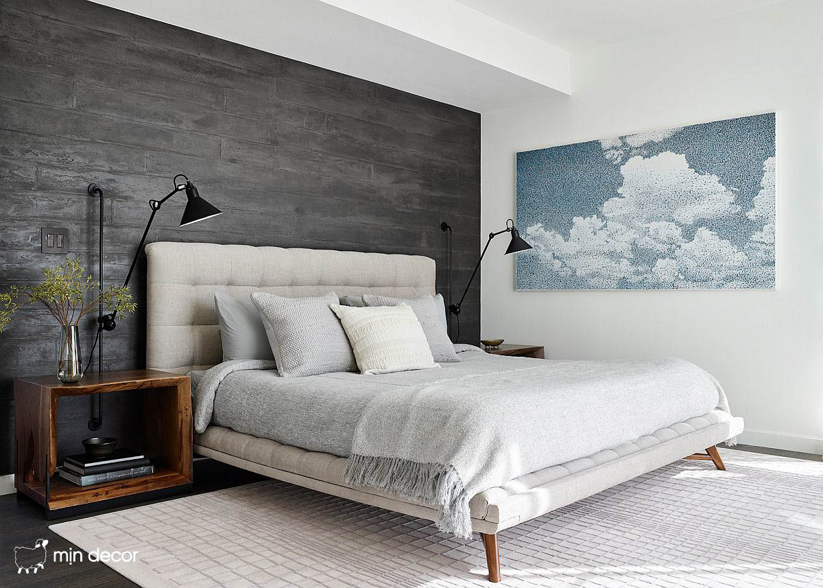 Top mẫu phòng ngủ màu xám hiện đại, sang trọng nhất 2022