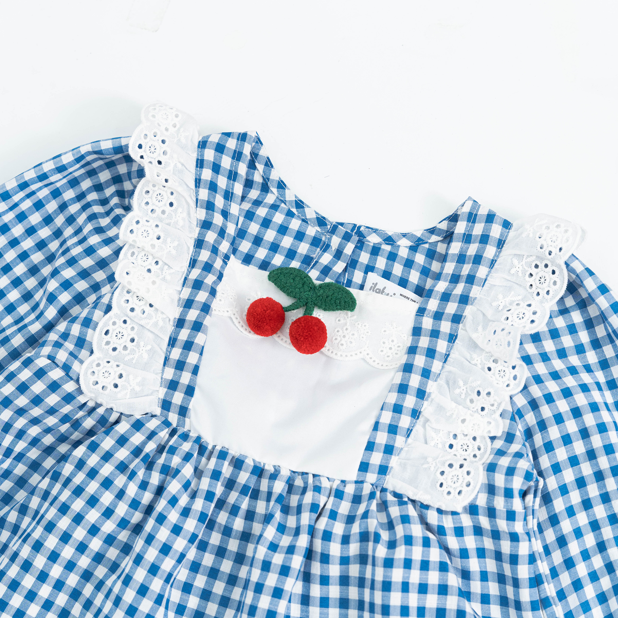 Bộ pyjama kẻ phối ren trắng_thumbnail_8