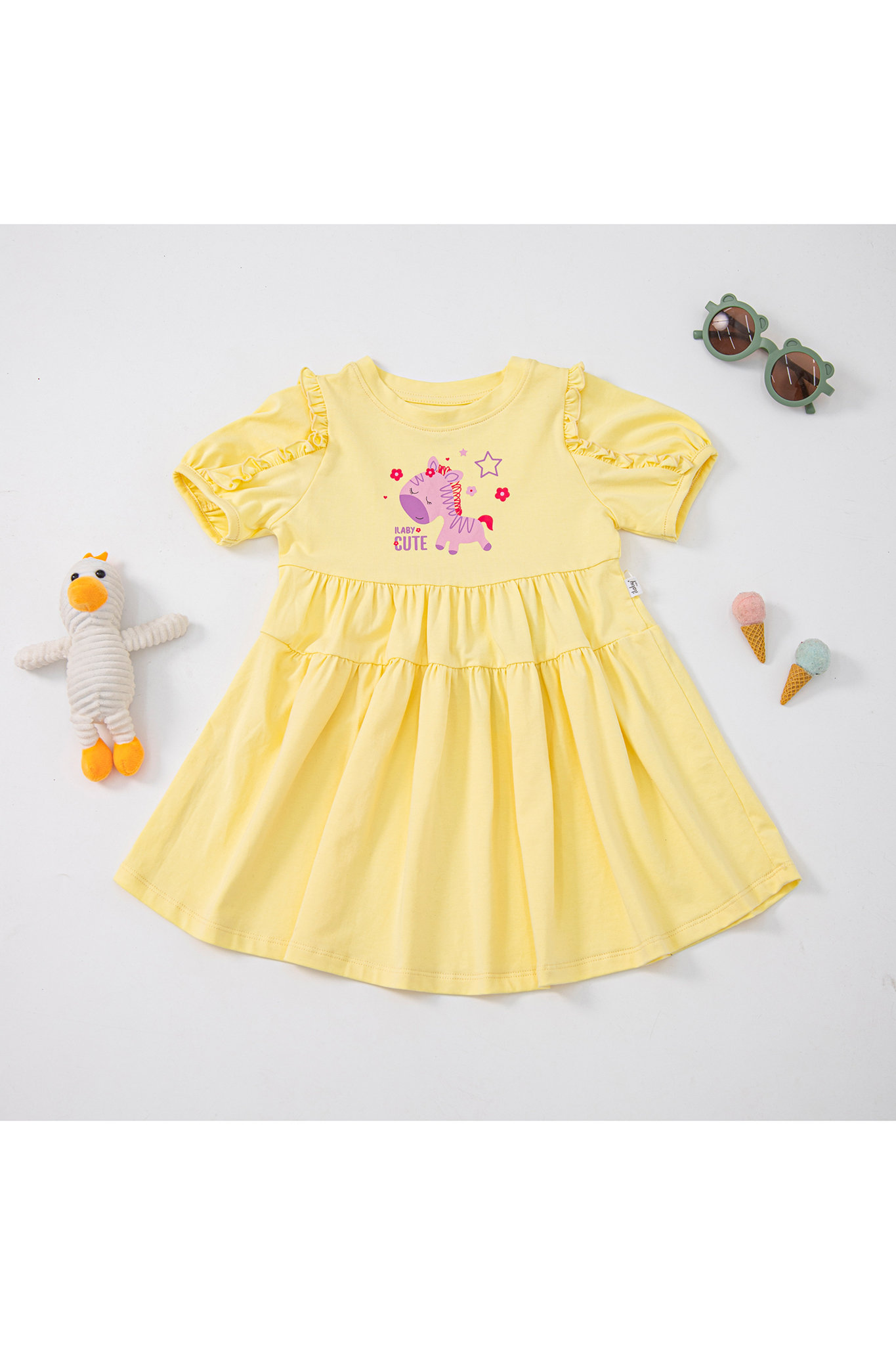 Váy thun in hình phối bèo tay_thumbnail_2