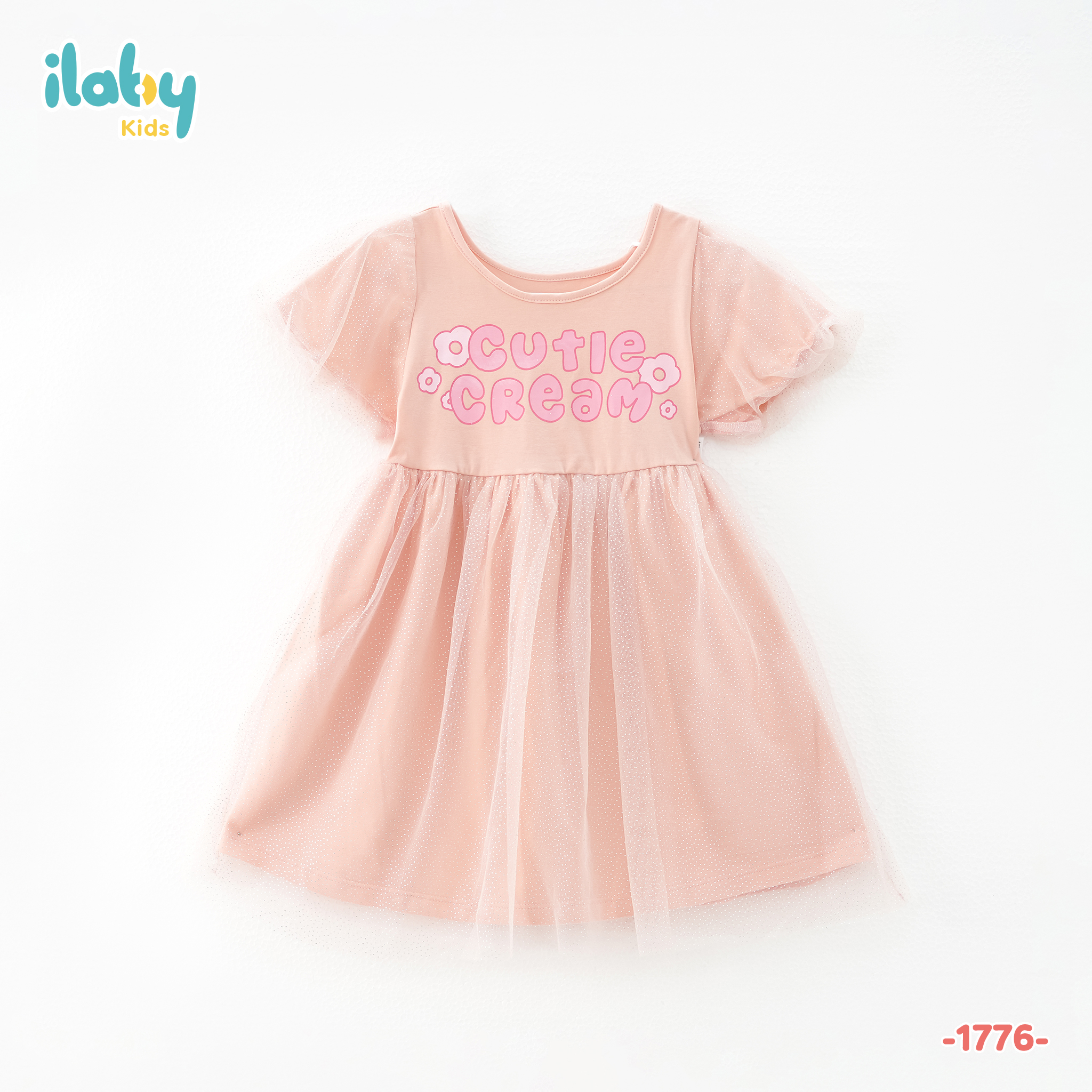 Váy cotton phối lưới nhũ_thumbnail_0